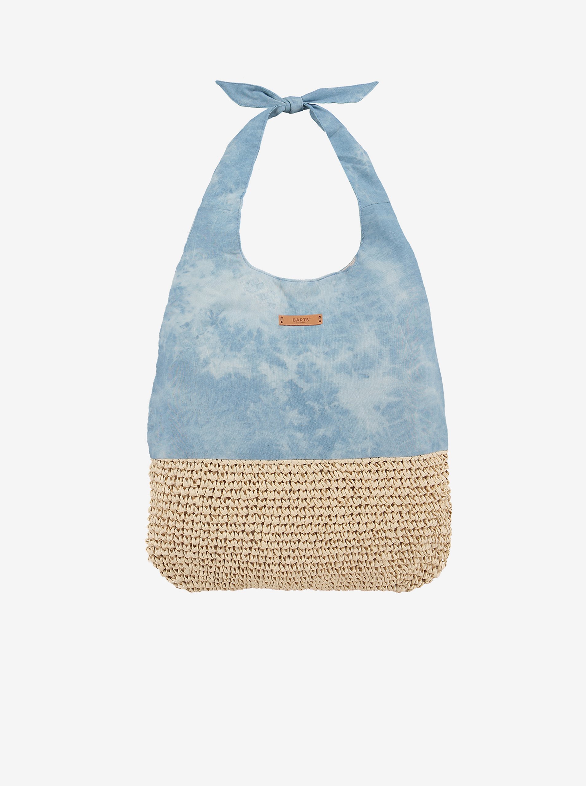 Lacno Modrá dámska batikovaná plážová taška BARTS