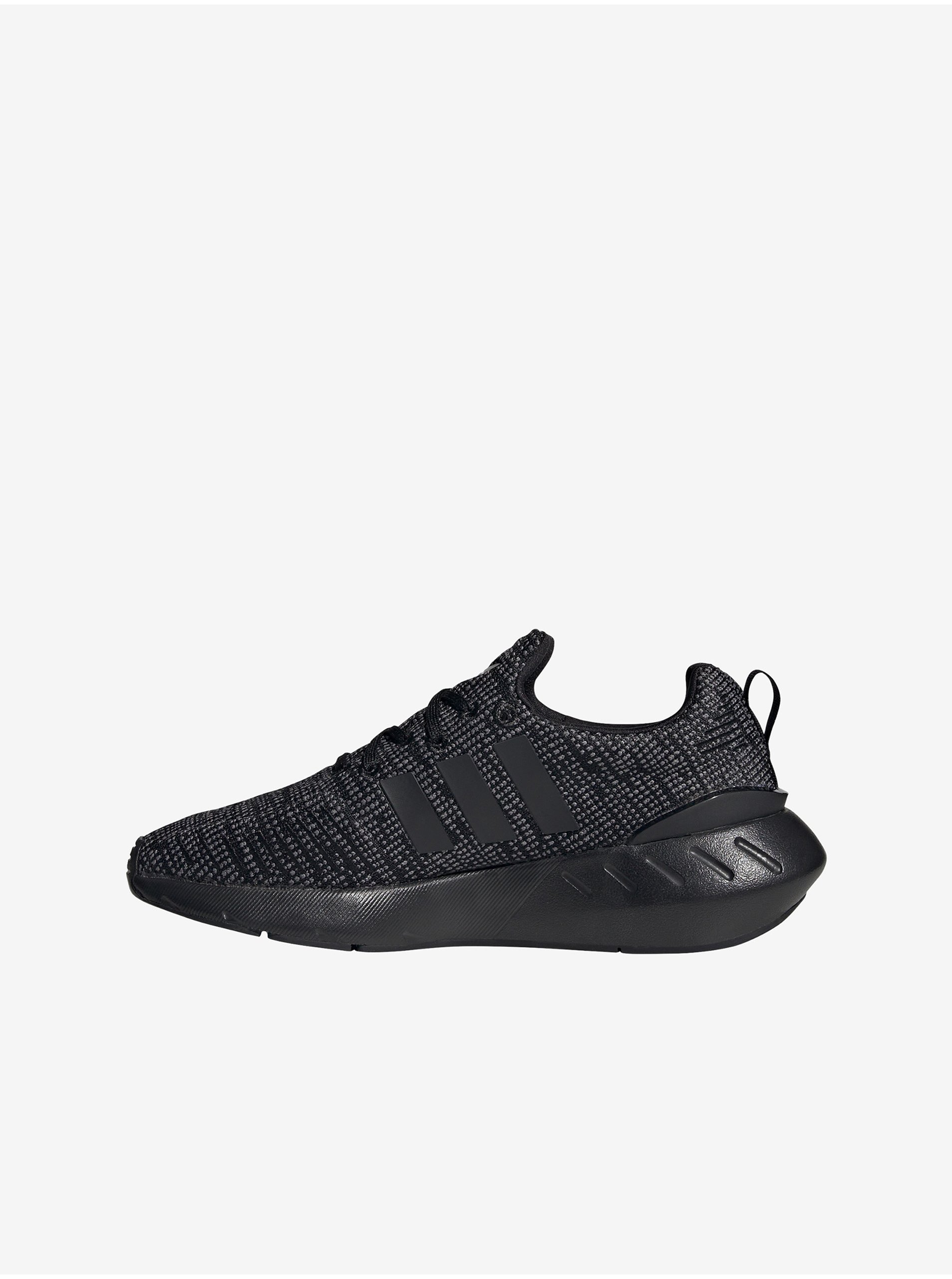E-shop Čierne detské žíhané tenisky adidas Originals Swift Run 22