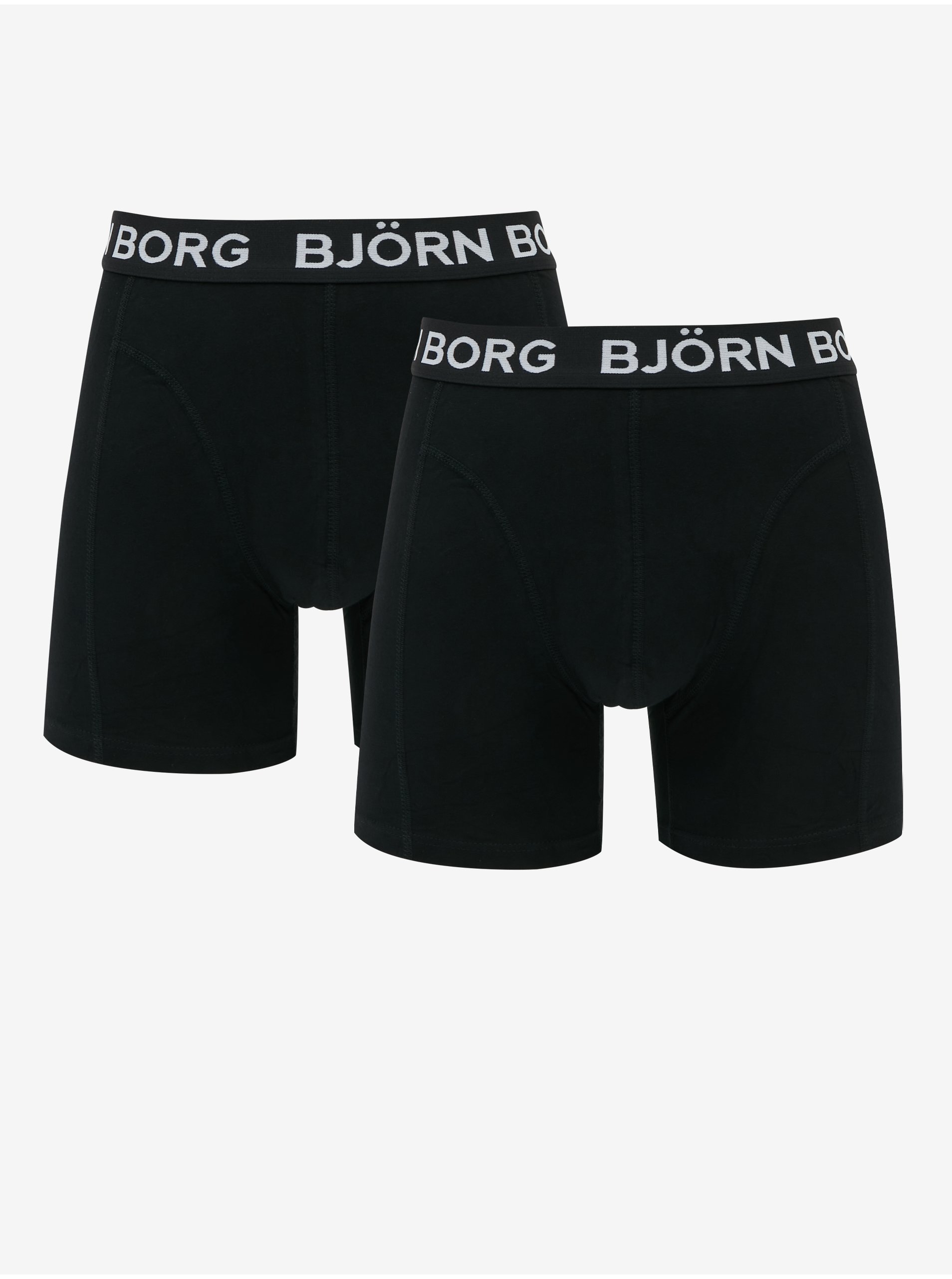 Levně Sada dvou pánských černých boxerek Björn Borg