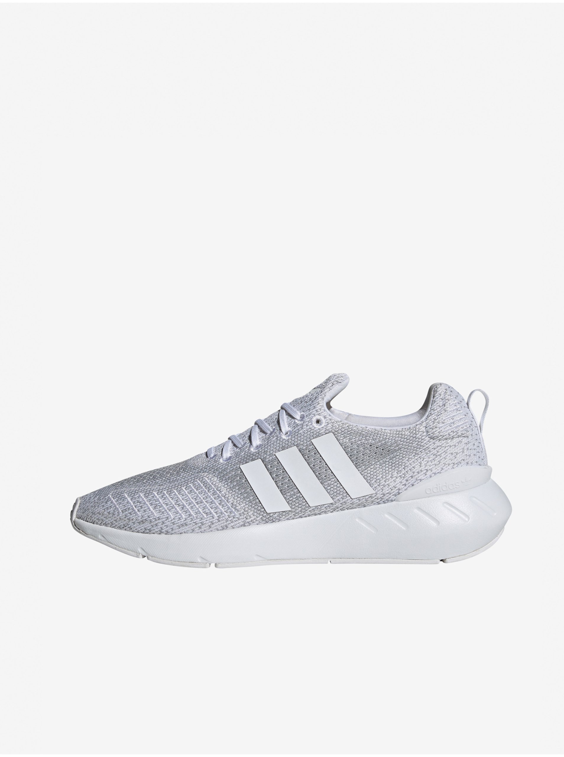 Lacno Svetlošedé pánske žíhané tenisky adidas Originals Swift Run 22