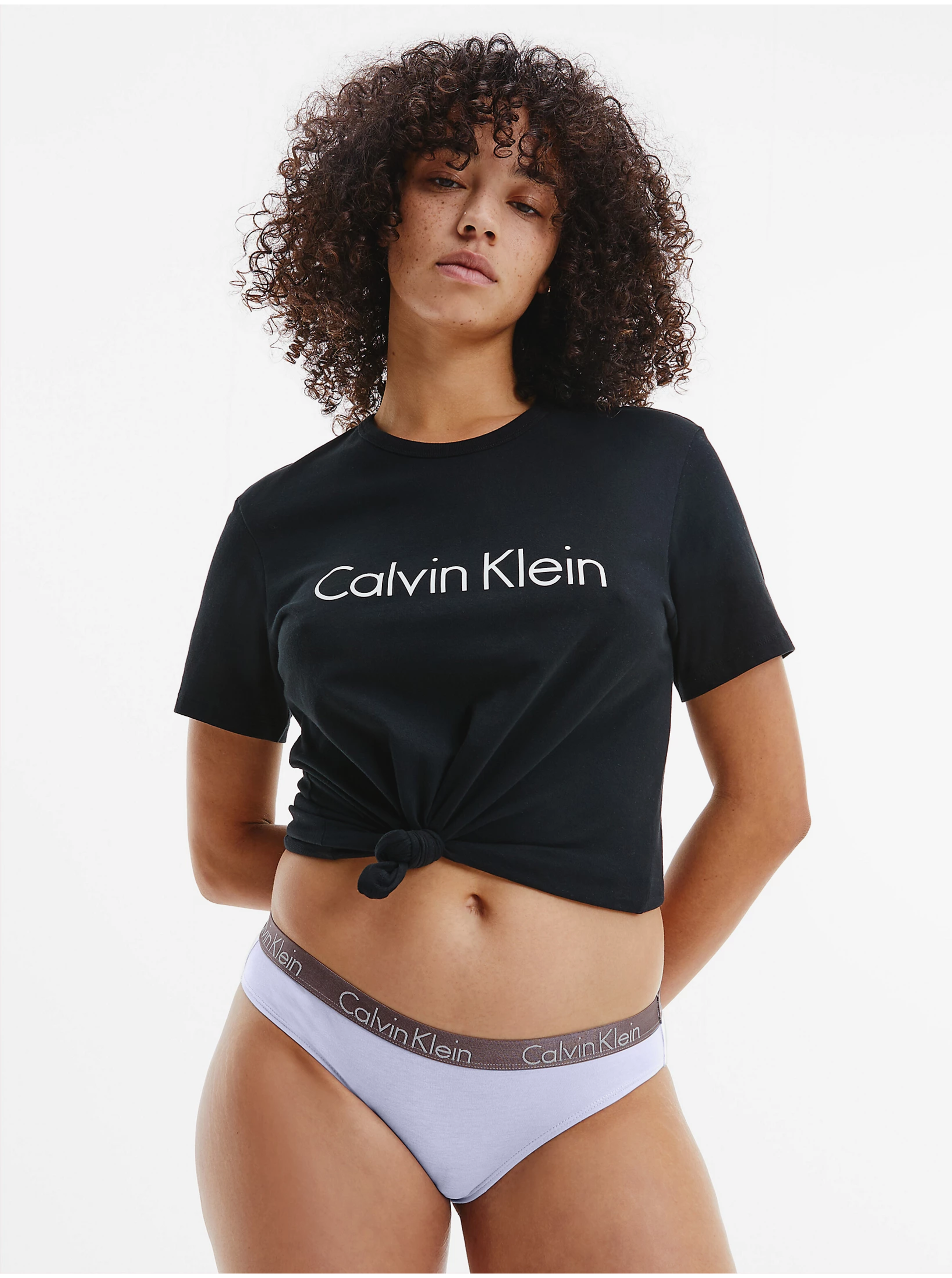 Lacno Biele dámske nohavičky Calvin Klein