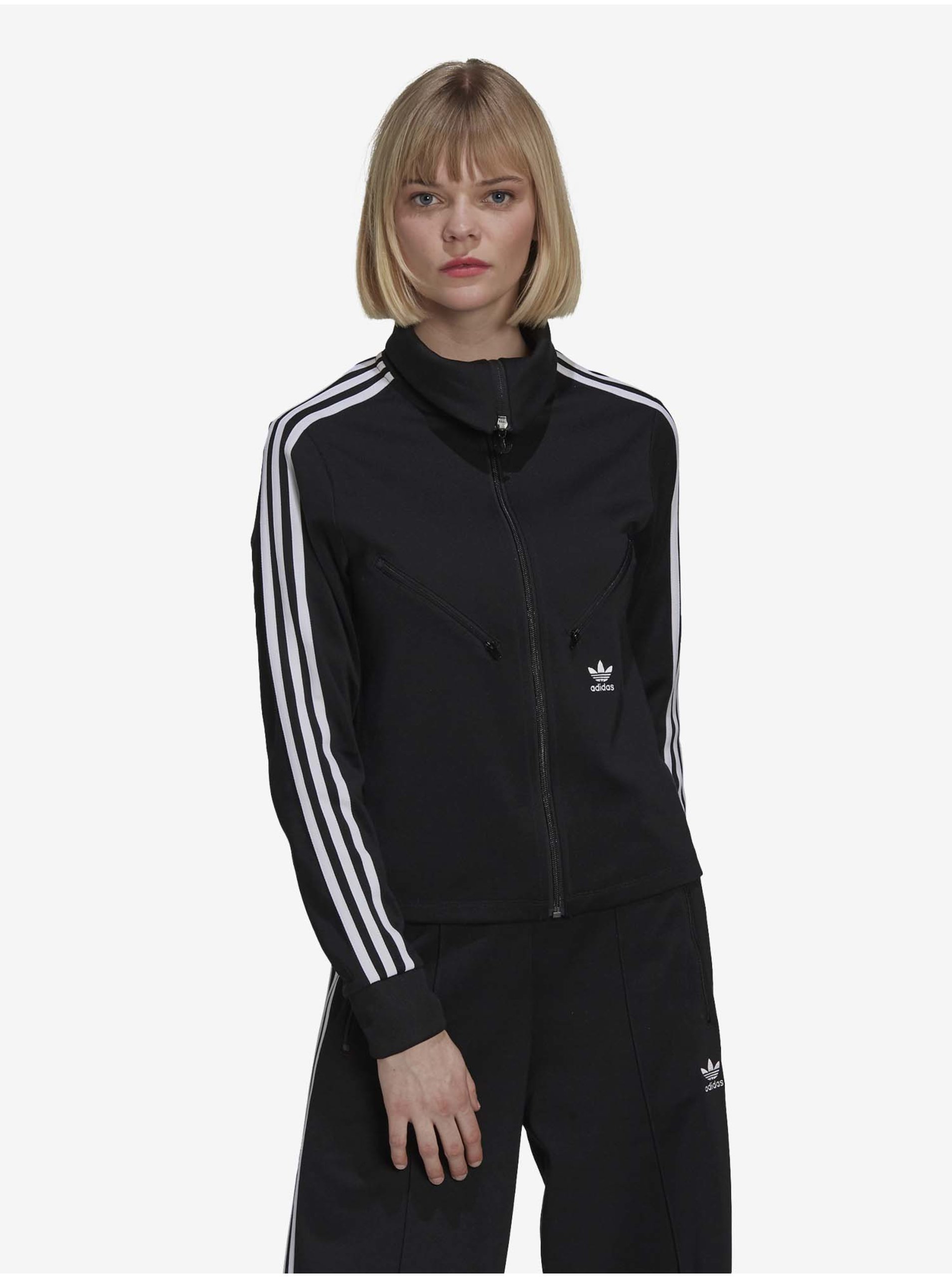 E-shop Čierna dámska ľahká bunda adidas Originals