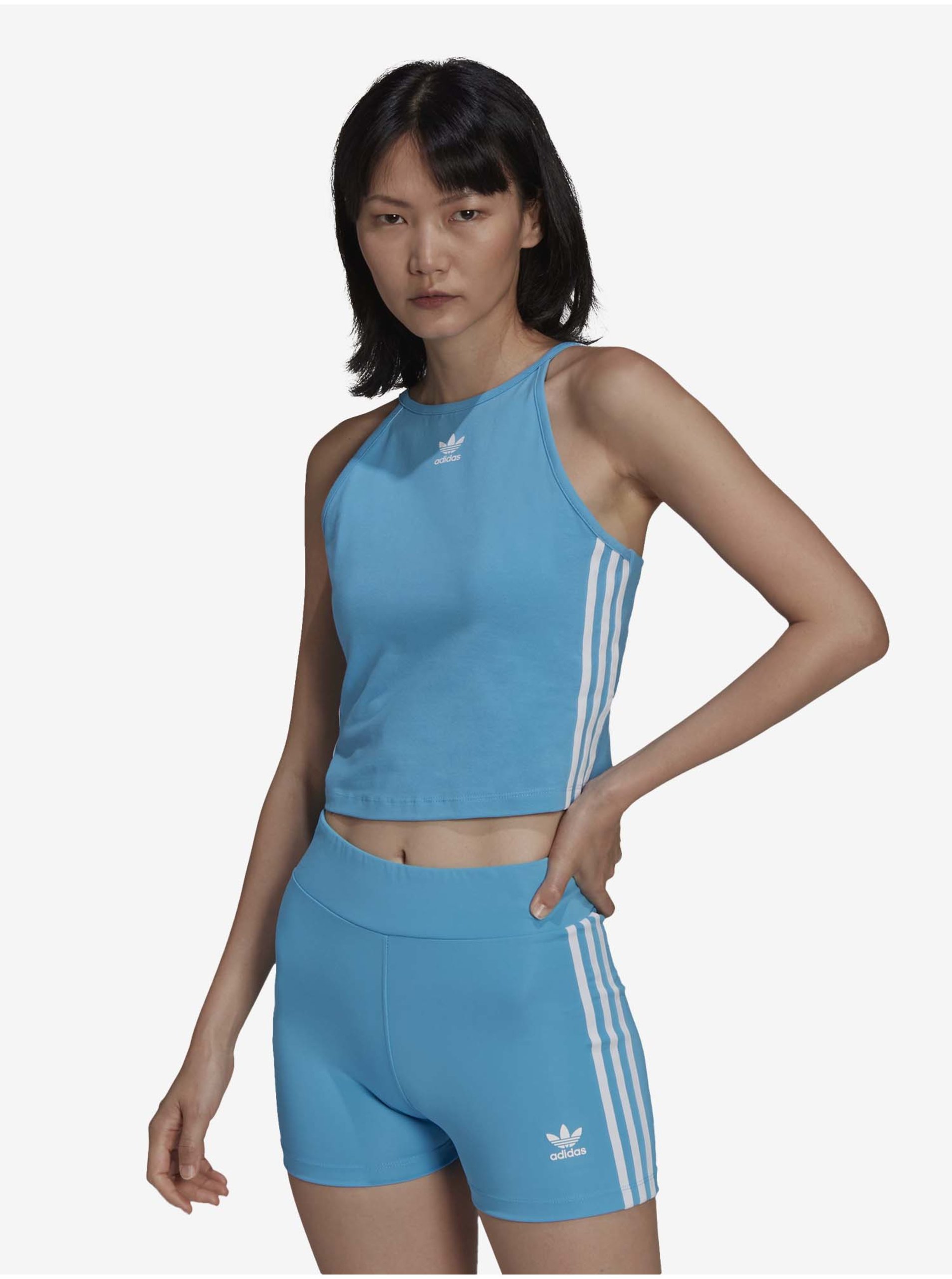 E-shop Modré dámske tielko adidas Originals