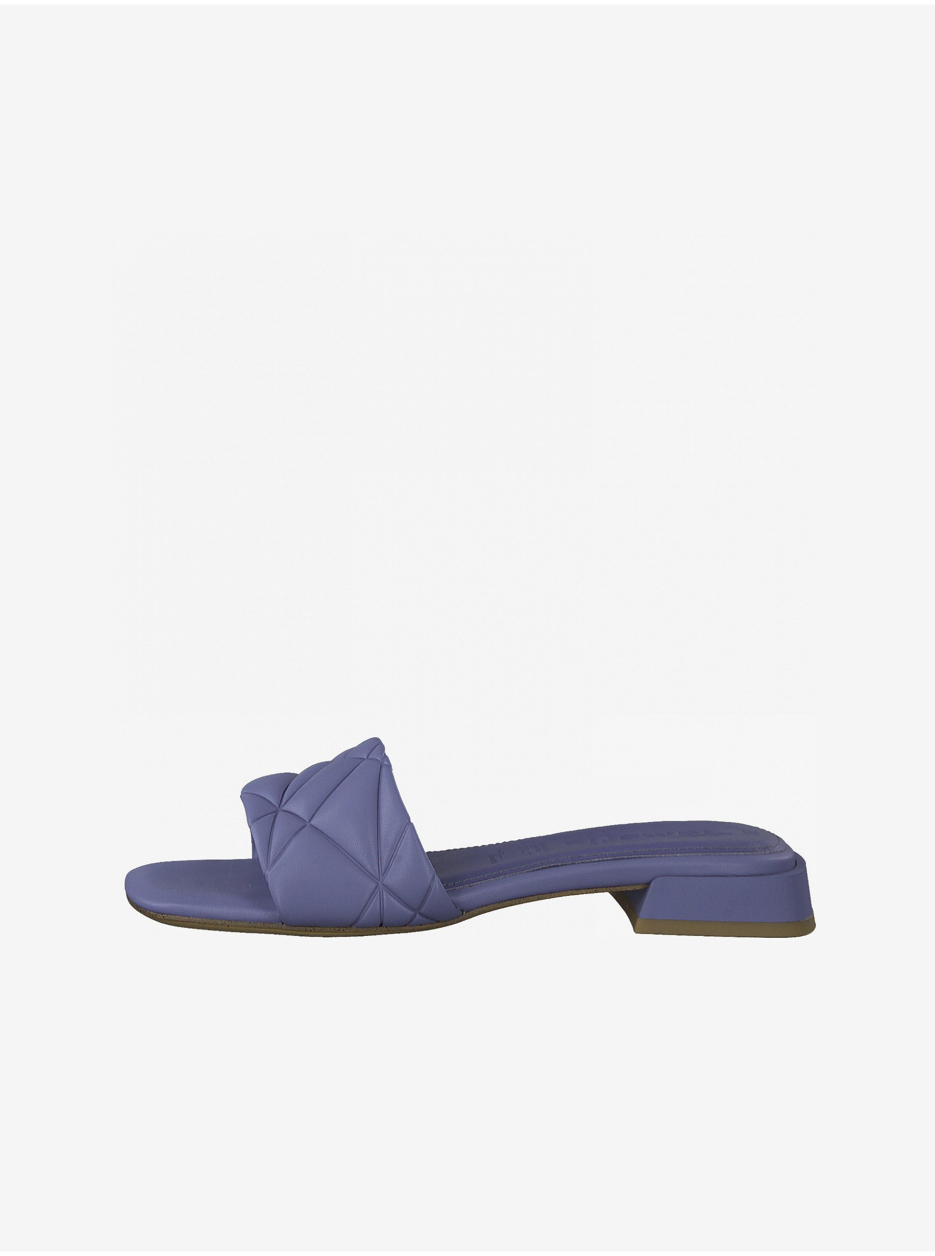 E-shop Modré kožené pantofle Tamaris