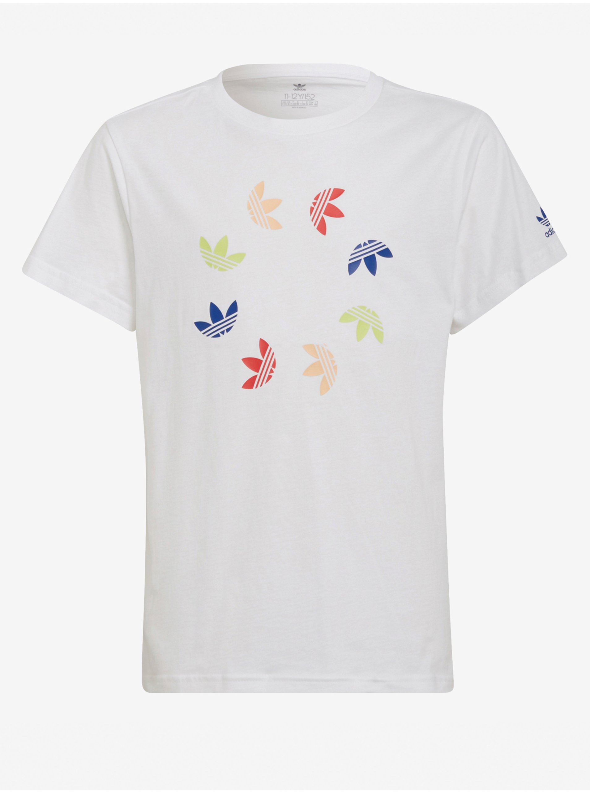 E-shop Bílé dětské tričko adidas Originals