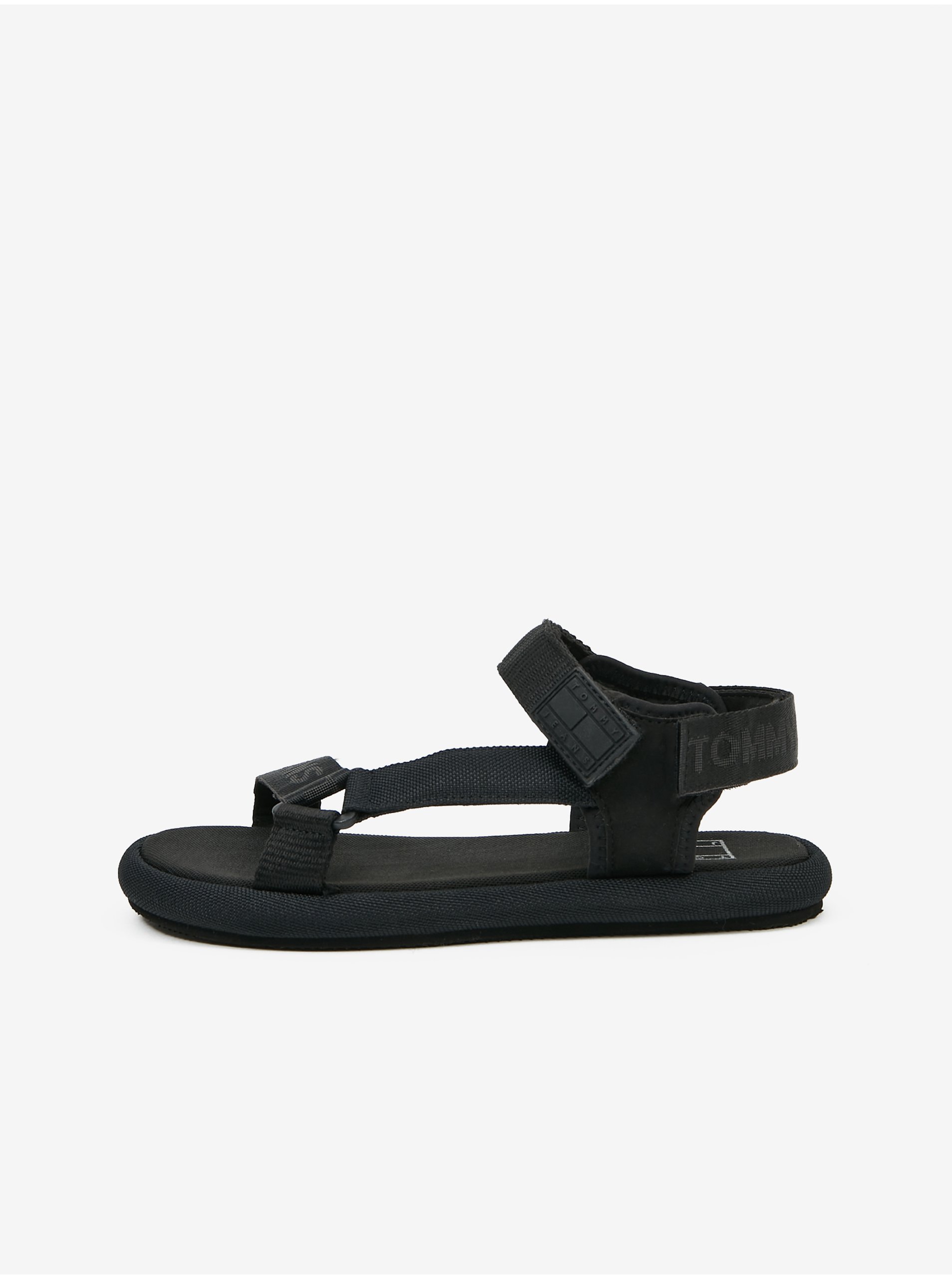 E-shop Čierne dámske sandále Tommy Hilfiger