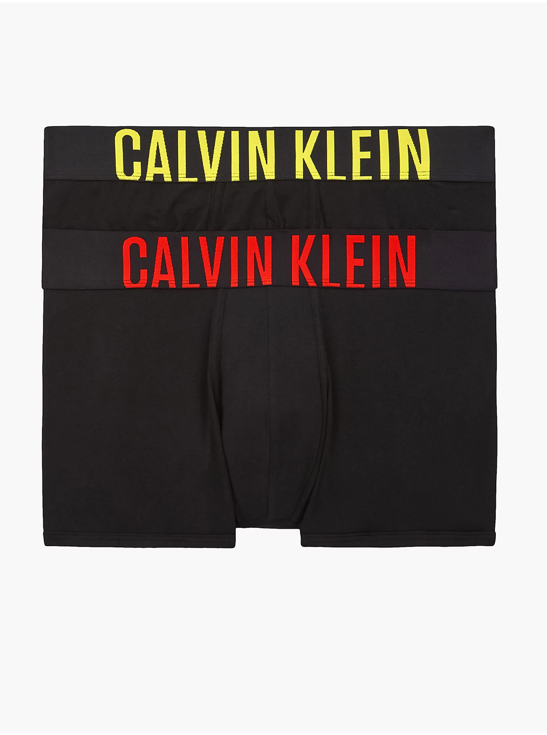 Lacno Sada dvoch pánskych boxeriek v čiernej farbe Calvin Klein