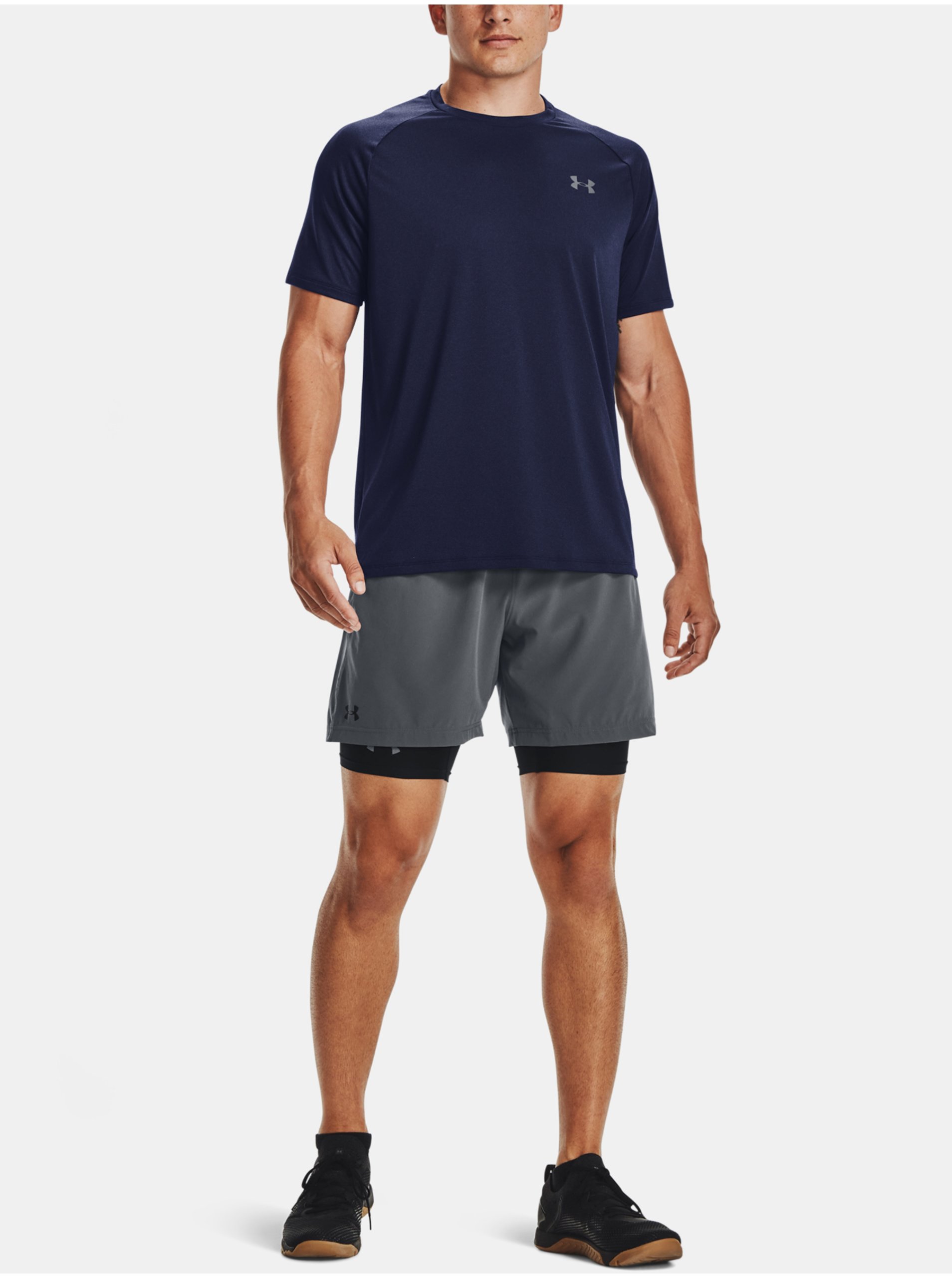 Tričko Under Armour UA Tech 2.0 SS Tee Novelty - tmavě modrá