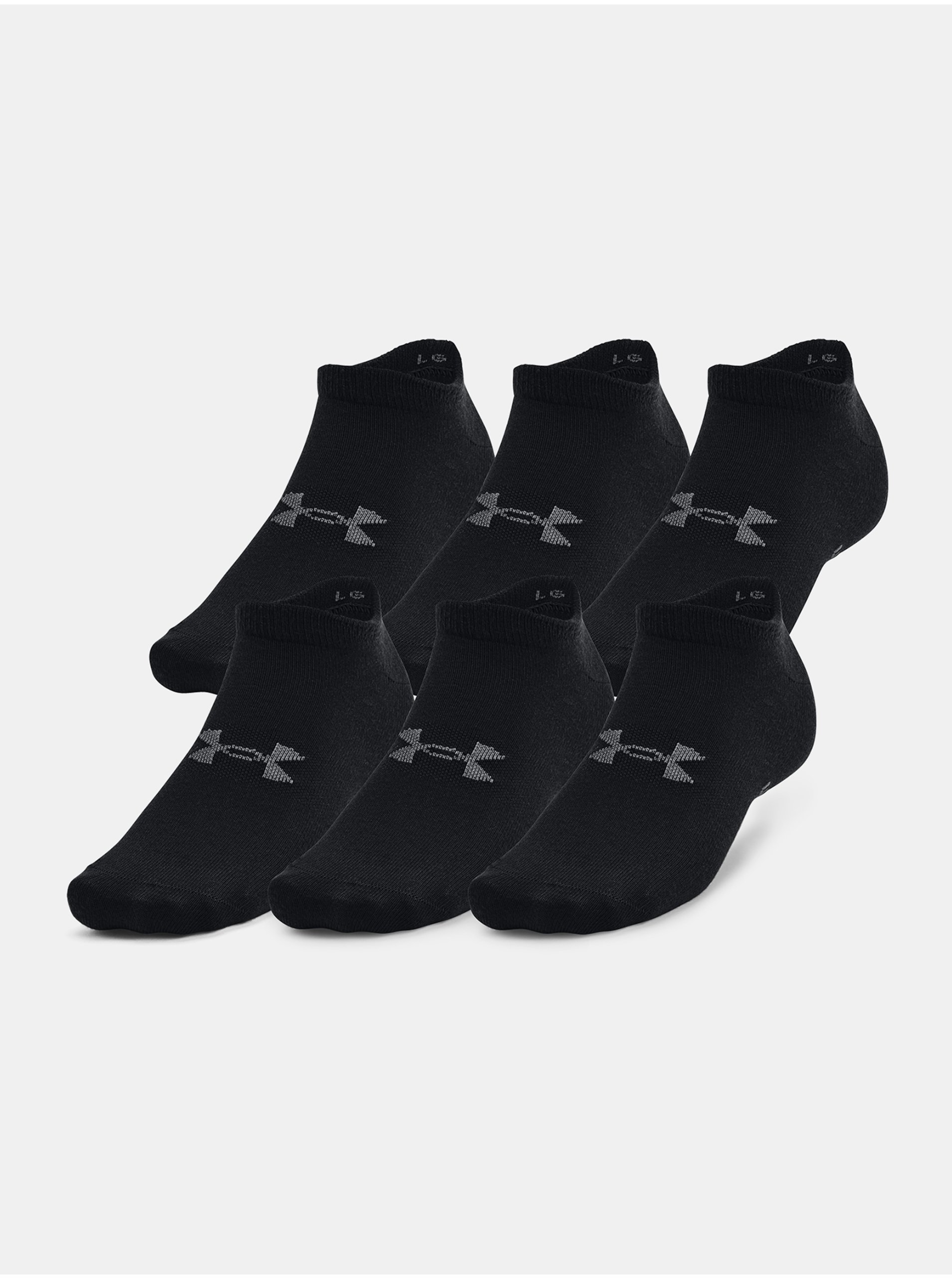 Lacno Ponožky Under Armour UA Essential No Show 6pk - čierna