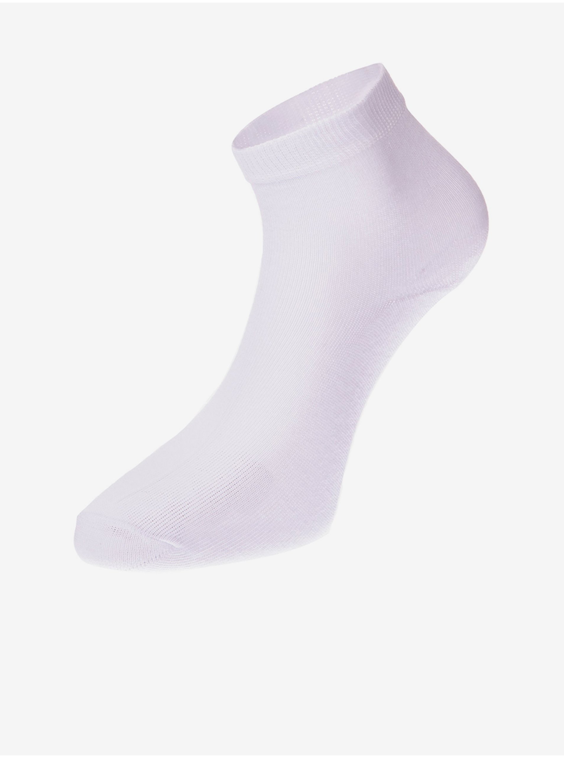 Levně Bílé unisex ponožky - 2 páry ALPINE PRO 2ULIANO