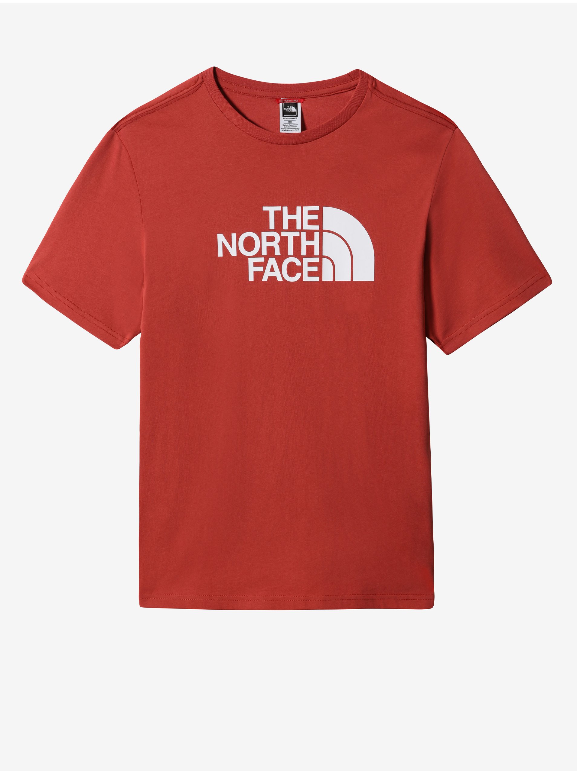 Lacno Tehlové pánske tričko The North Face Easy