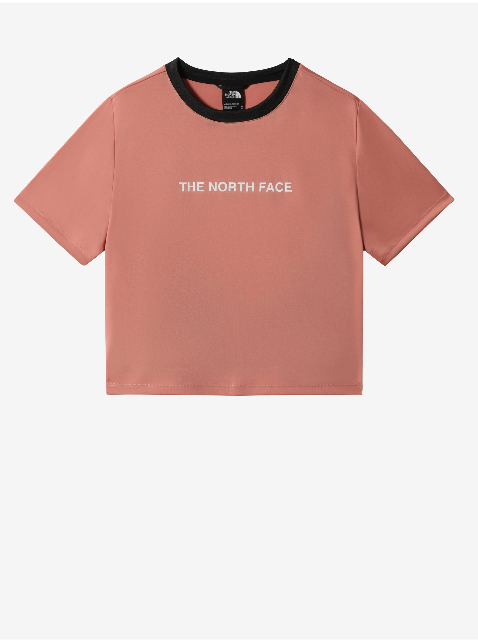 Levně Černo-starorůžové tričko The North Face