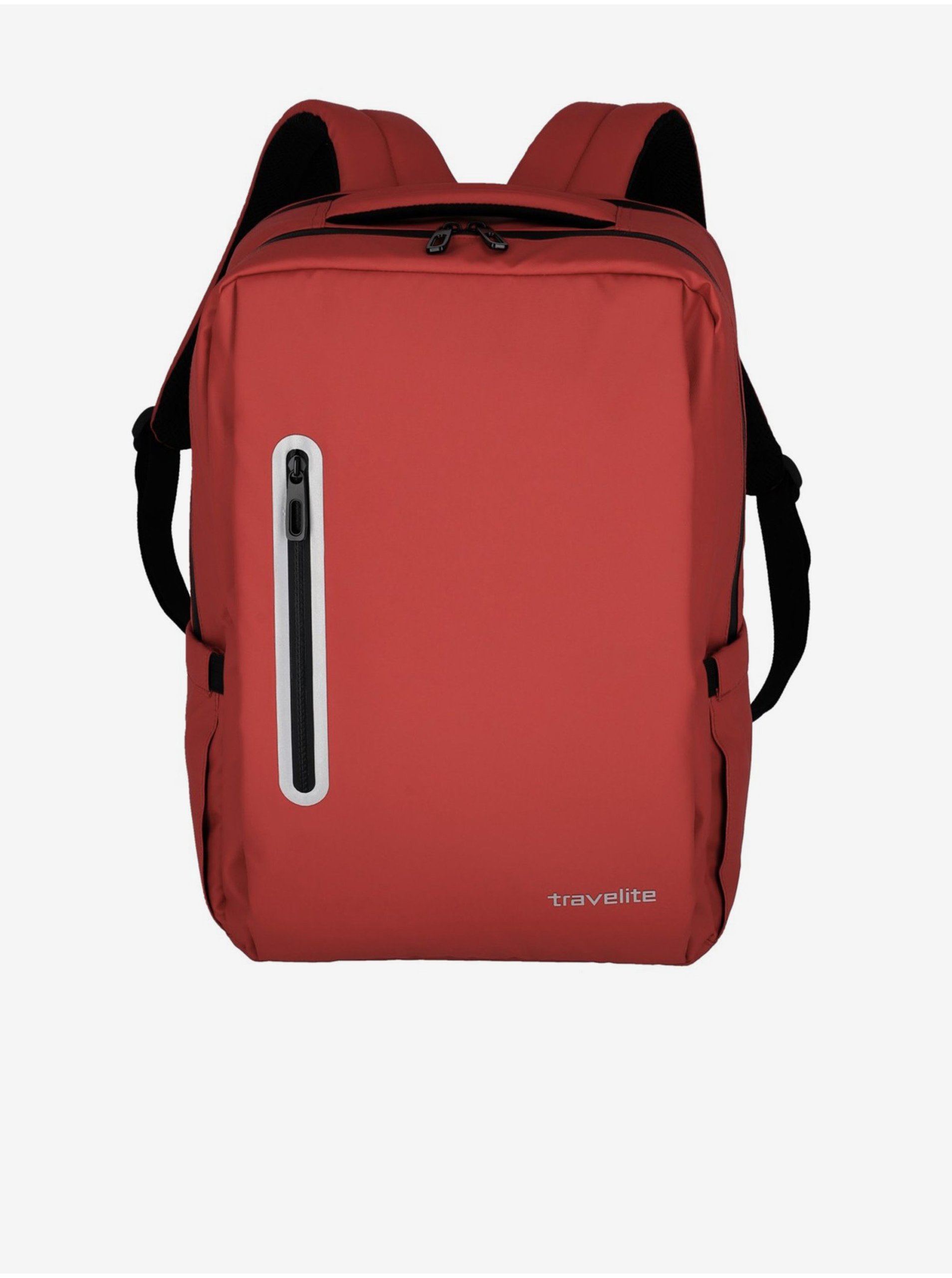 Levně Batoh Travelite Basics Boxy backpack - červená