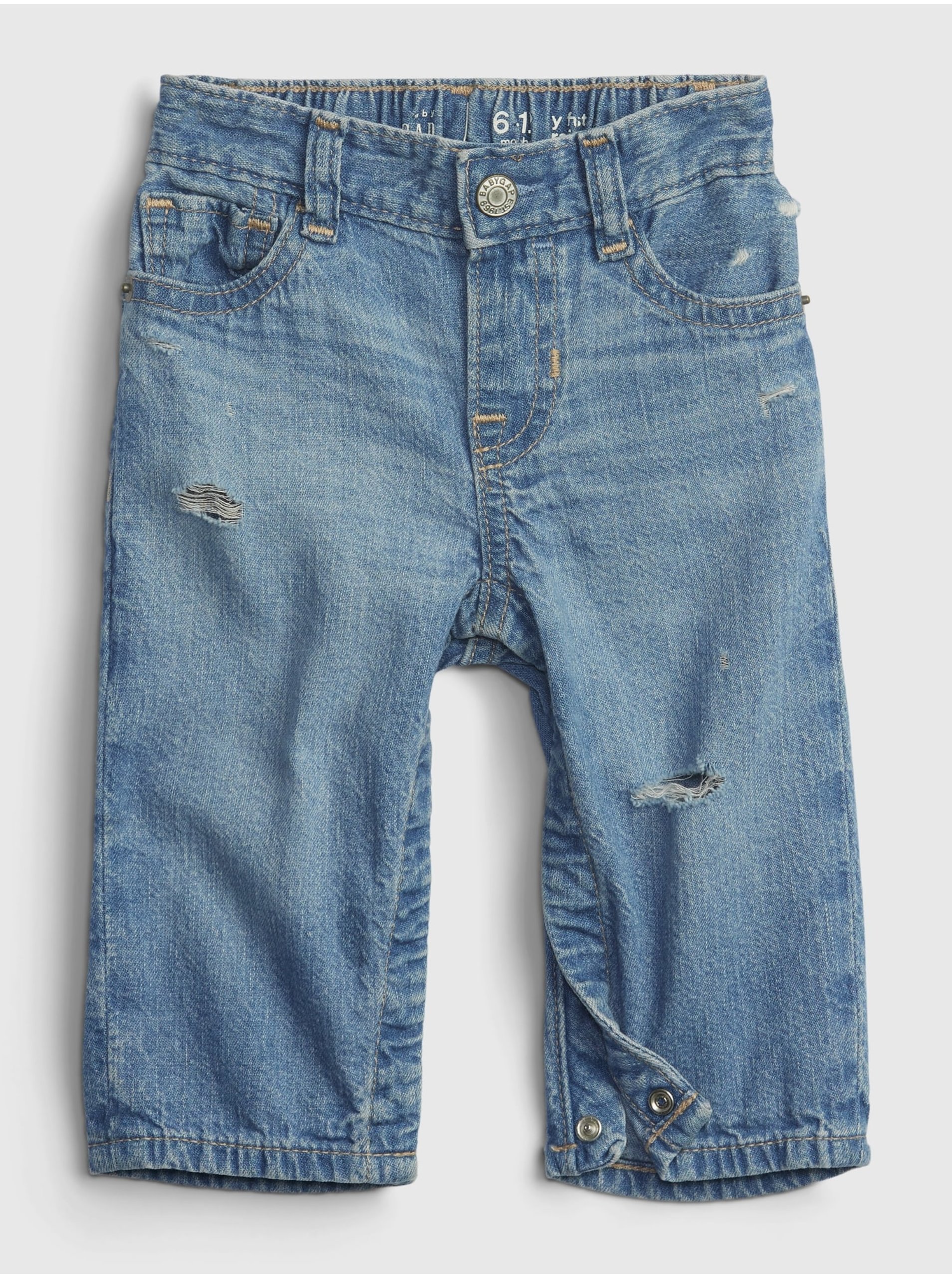 E-shop Modré klučičí džíny z organické bavlny GAP