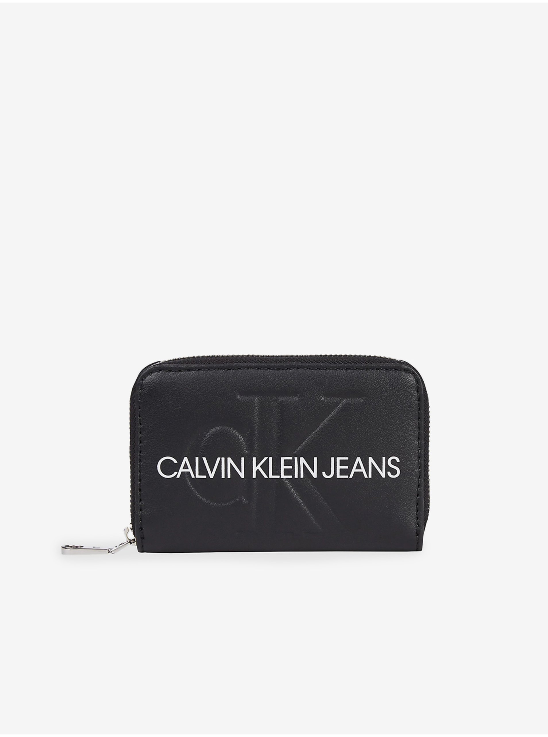 Levně Černá dámská malá peněženka Calvin Klein Jeans