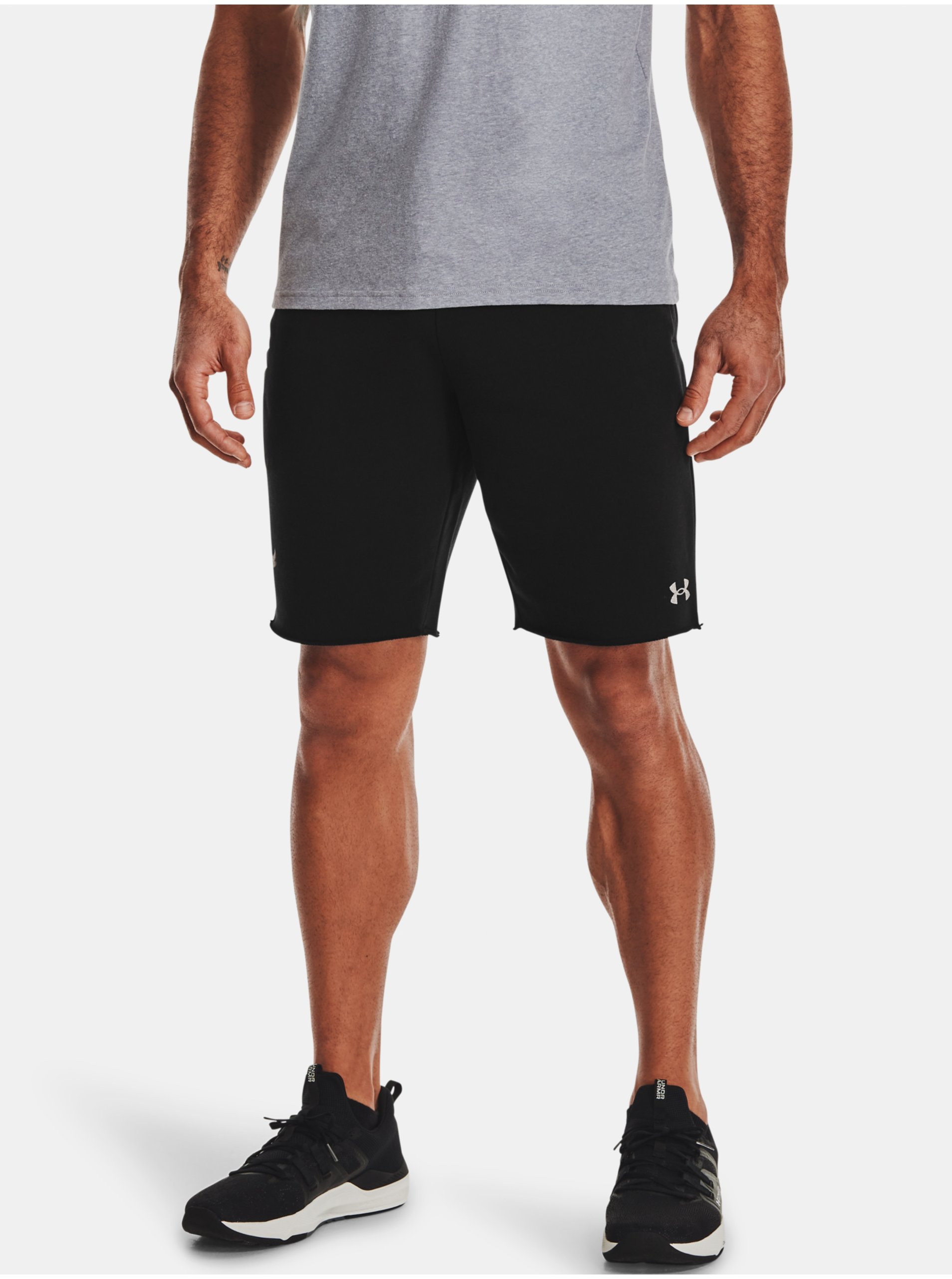 Lacno Šortky Under Armour Project Rock Terry Shorts-BLK