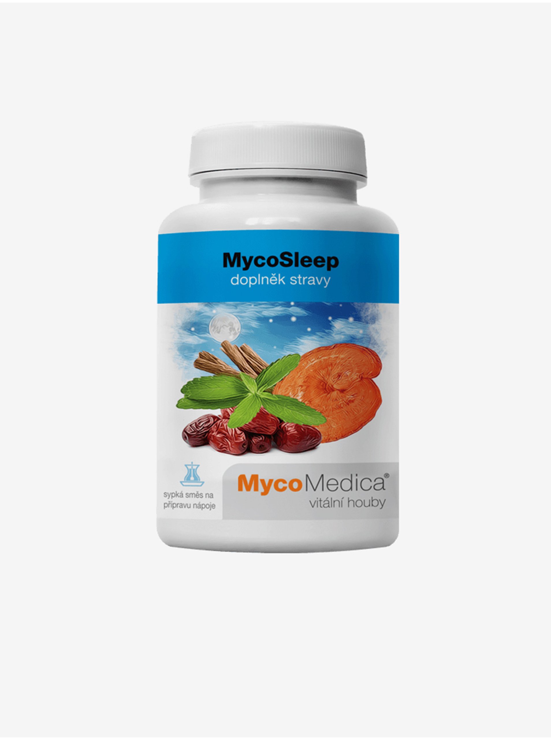 Levně Doplněk stravy MycoSleep sypká směs pro přípravu nápoje MycoMedica 90g