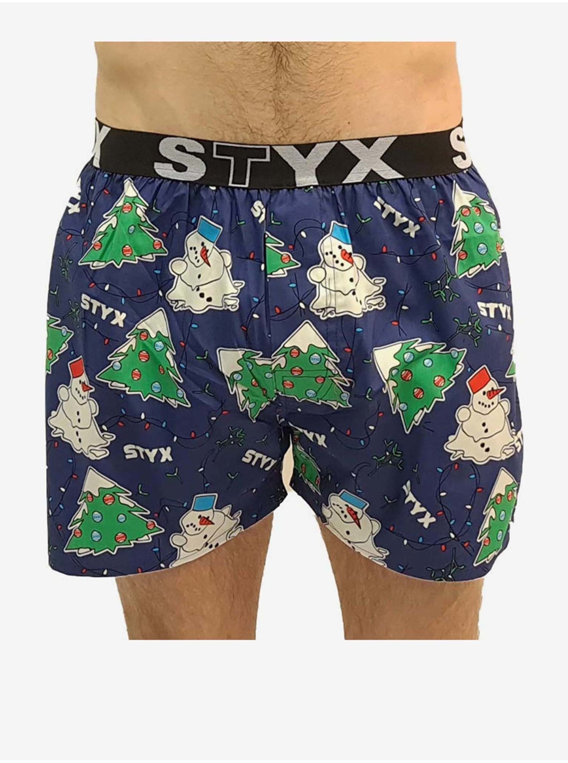 Pánské trenky Styx art sportovní guma Vánoce