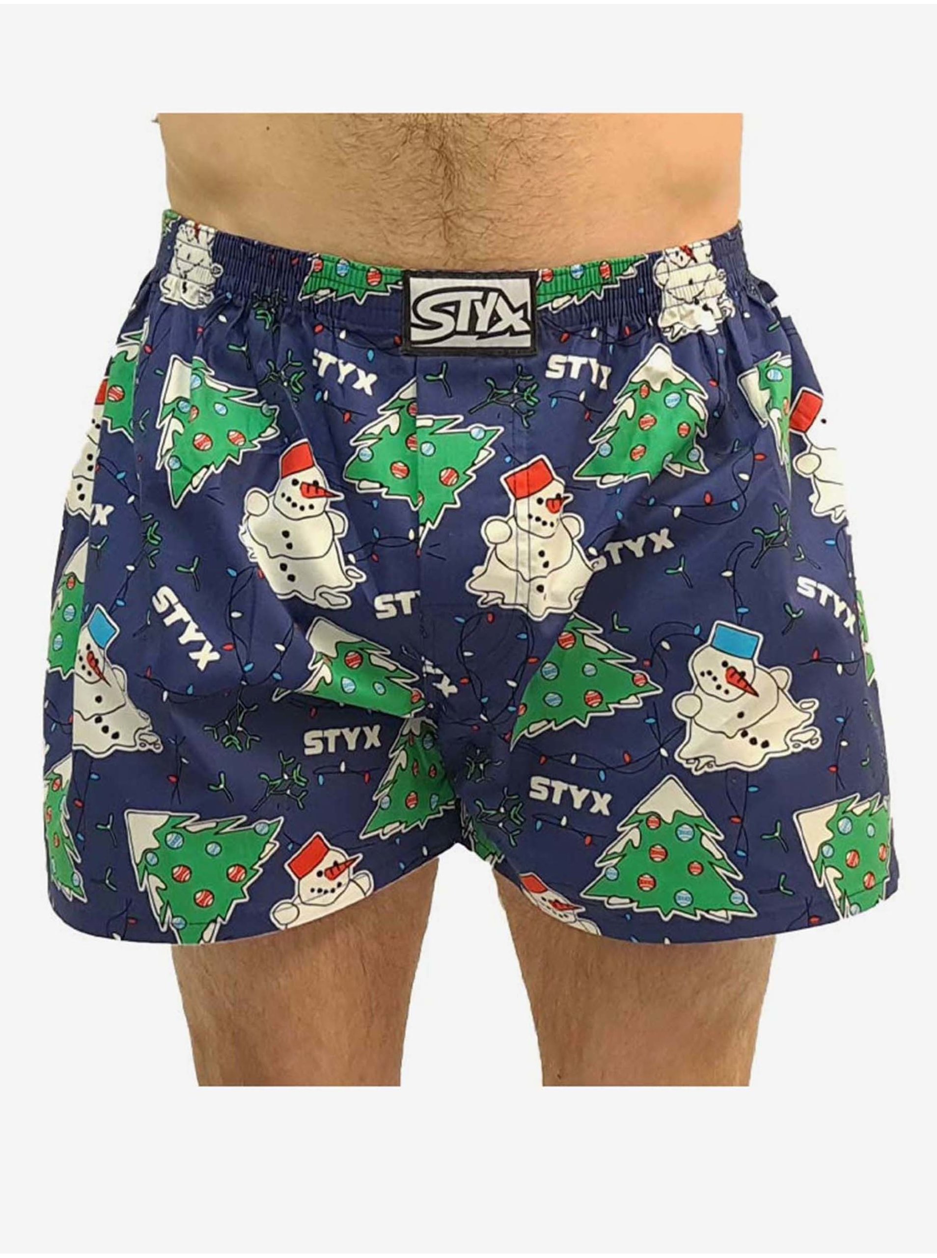 Pánské trenky Styx art klasická guma Vánoce