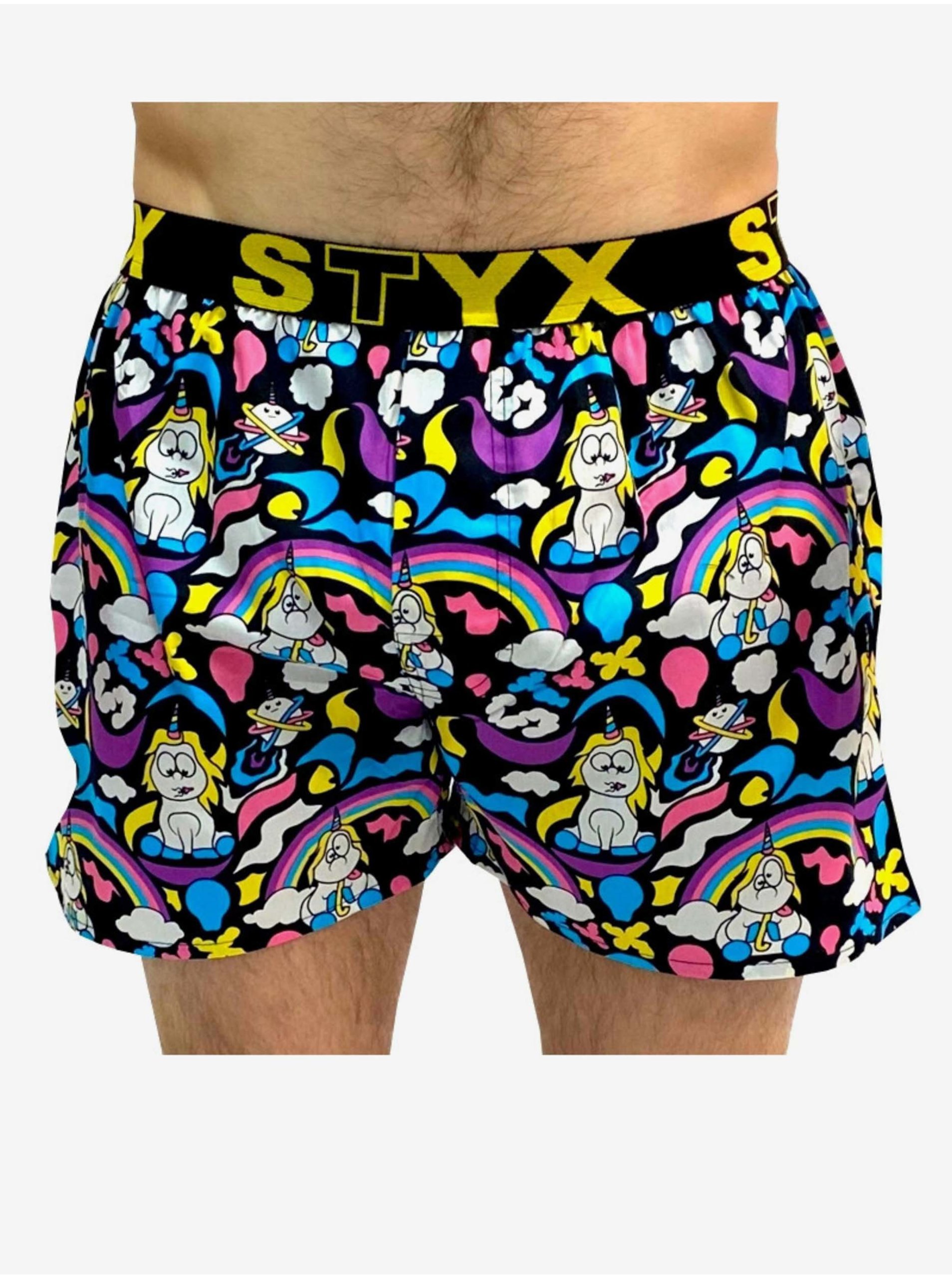 Pánské trenky Styx art sportovní guma Unicorn