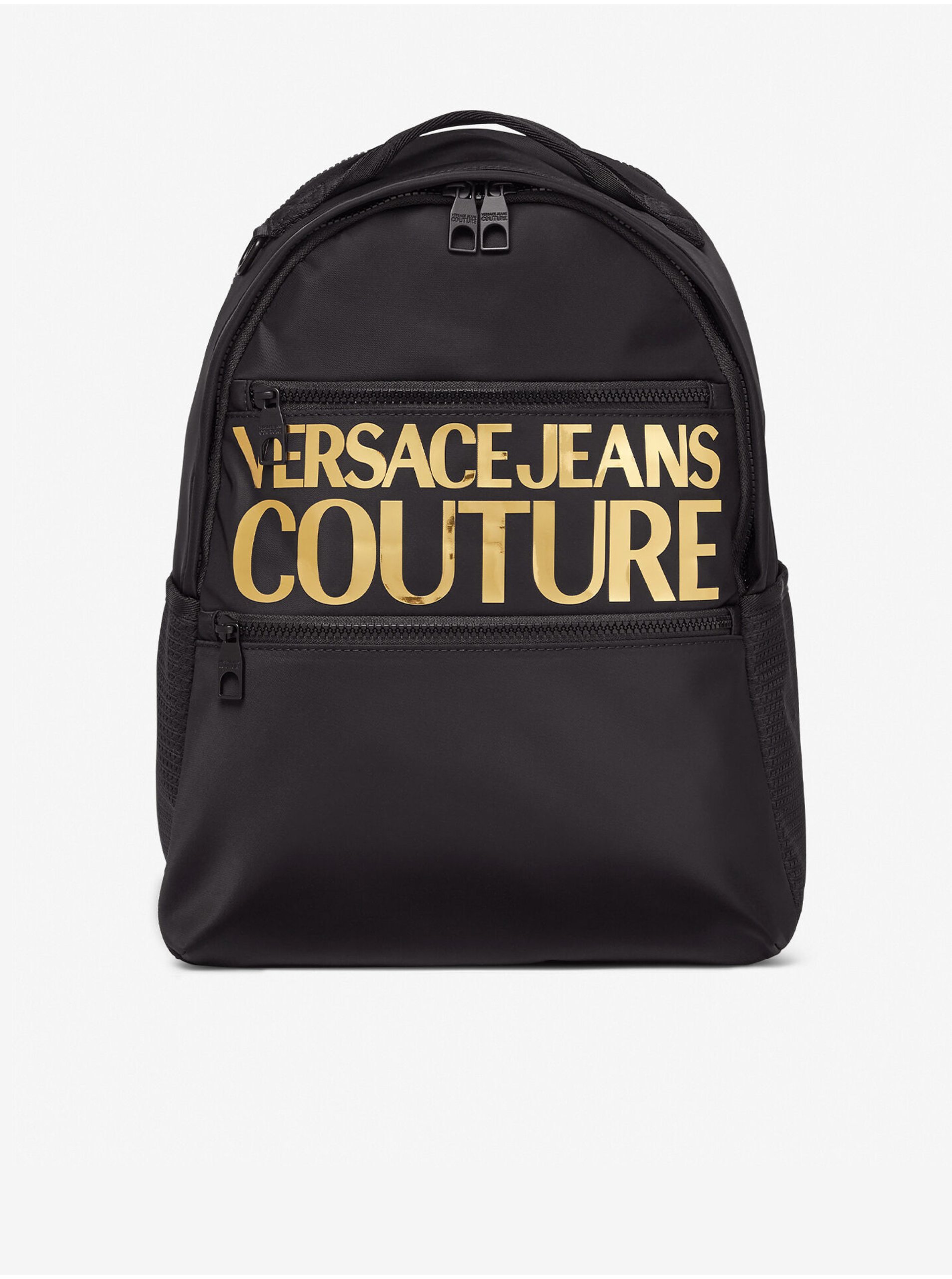 Lacno Čierny pánsky batoh s nápisom Versace Jeans Couture