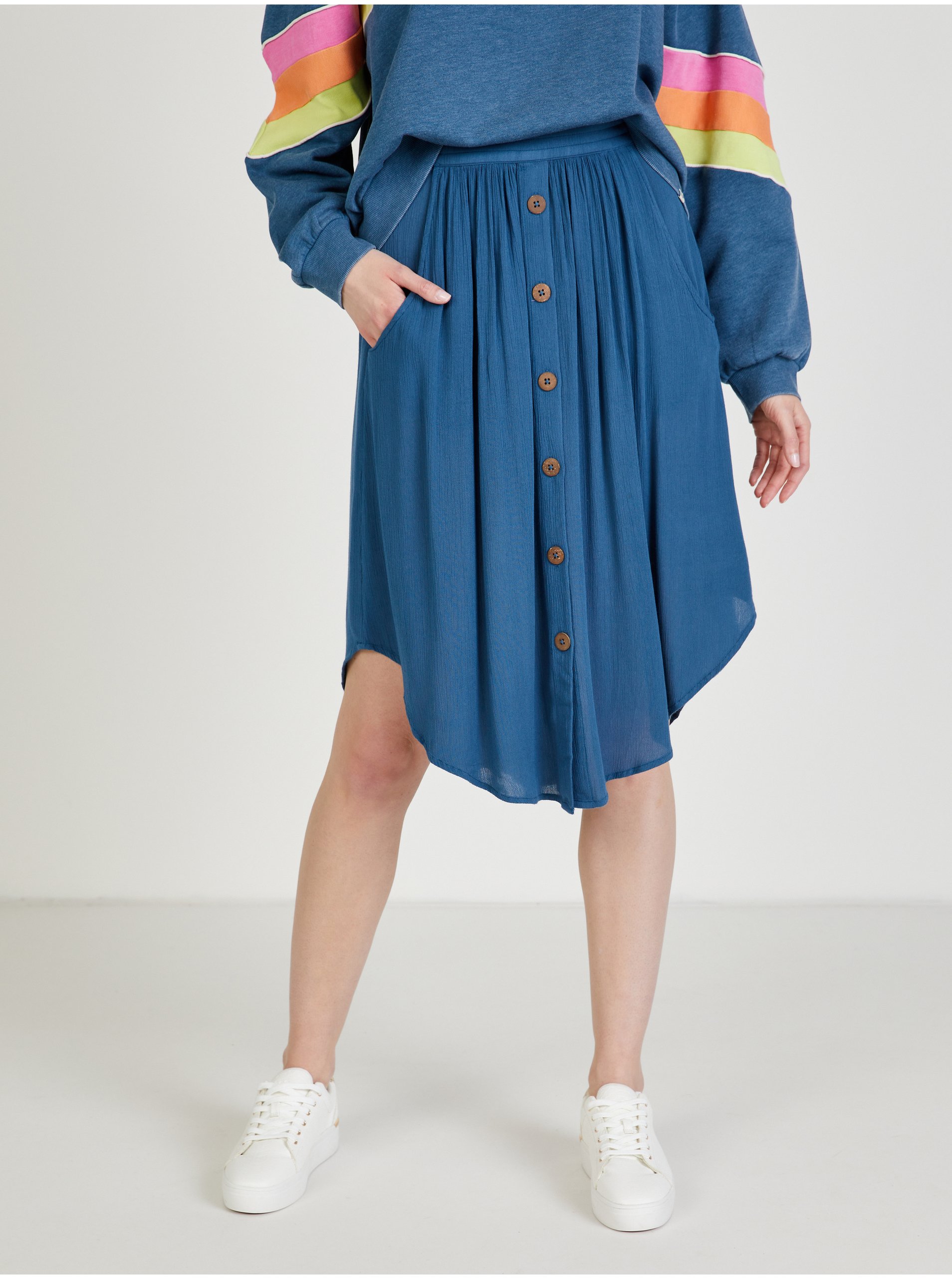 E-shop Modrá dámska sukňa Rip Curl