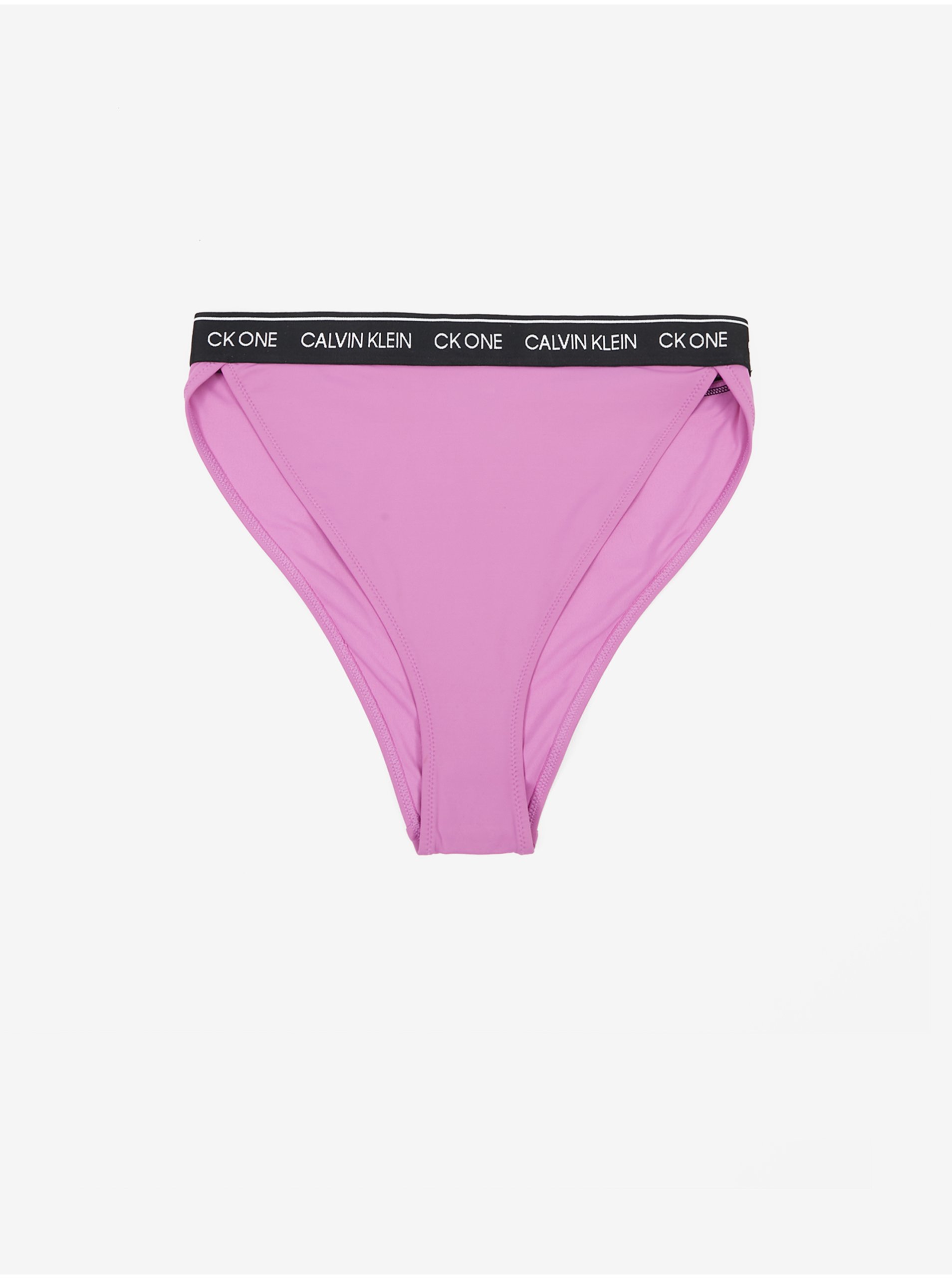 Levně Světle fialový dámský spodní díl plavek Calvin Klein Underwear