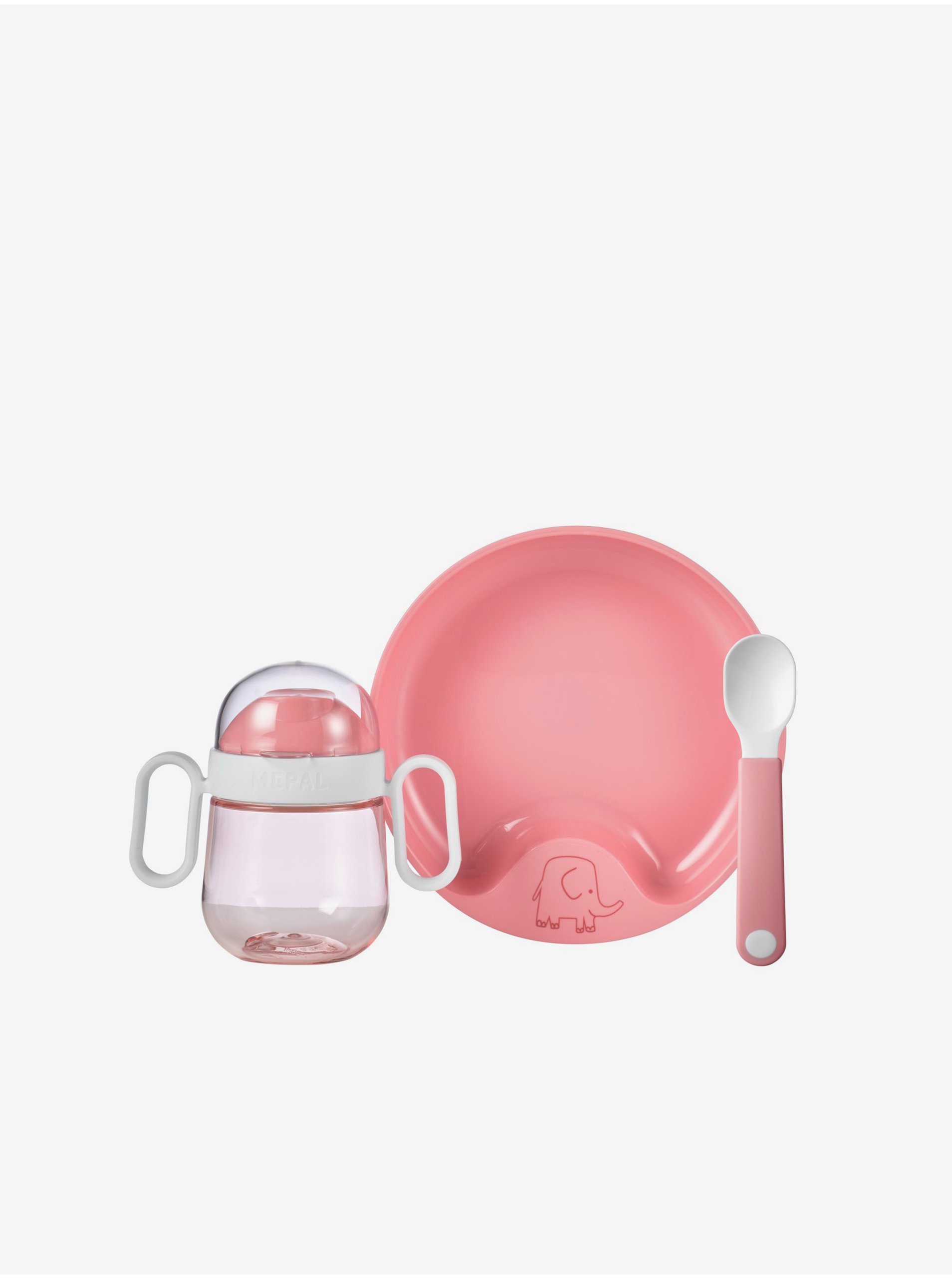 Levně Mepal Dětská jídelní sada Mio 3 ks Pink