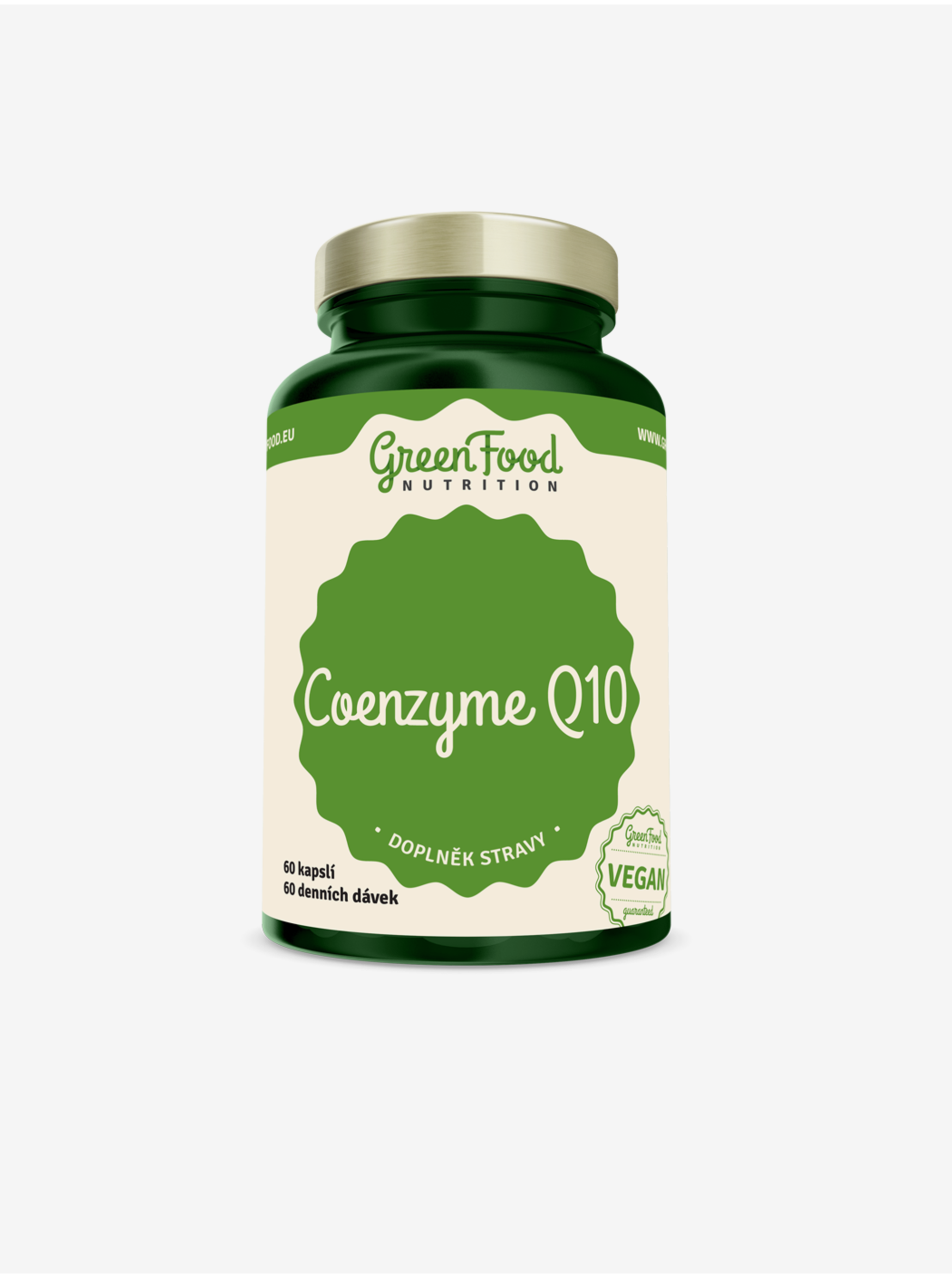 Levně Coenzym Q10-srdce, cévy GreenFood Nutrition ( 60 kapslí )