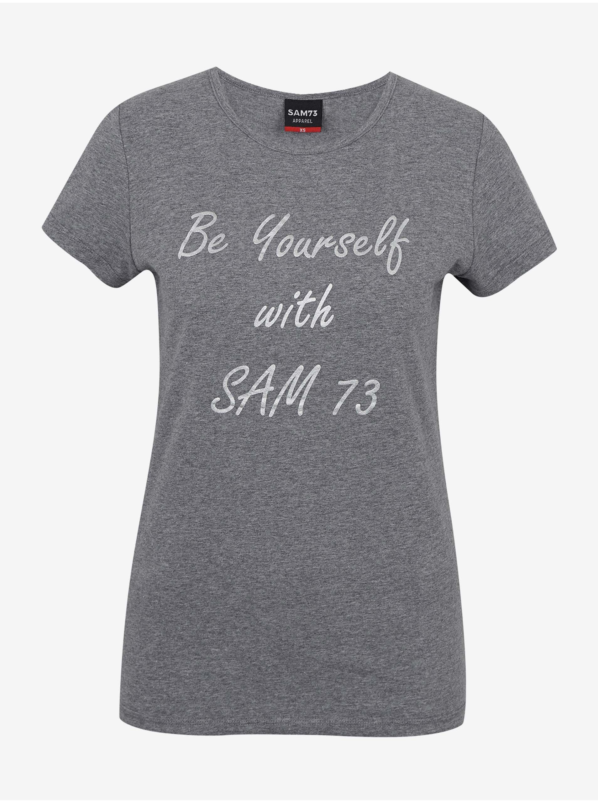 E-shop Šedé dámské tričko SAM 73 Renee