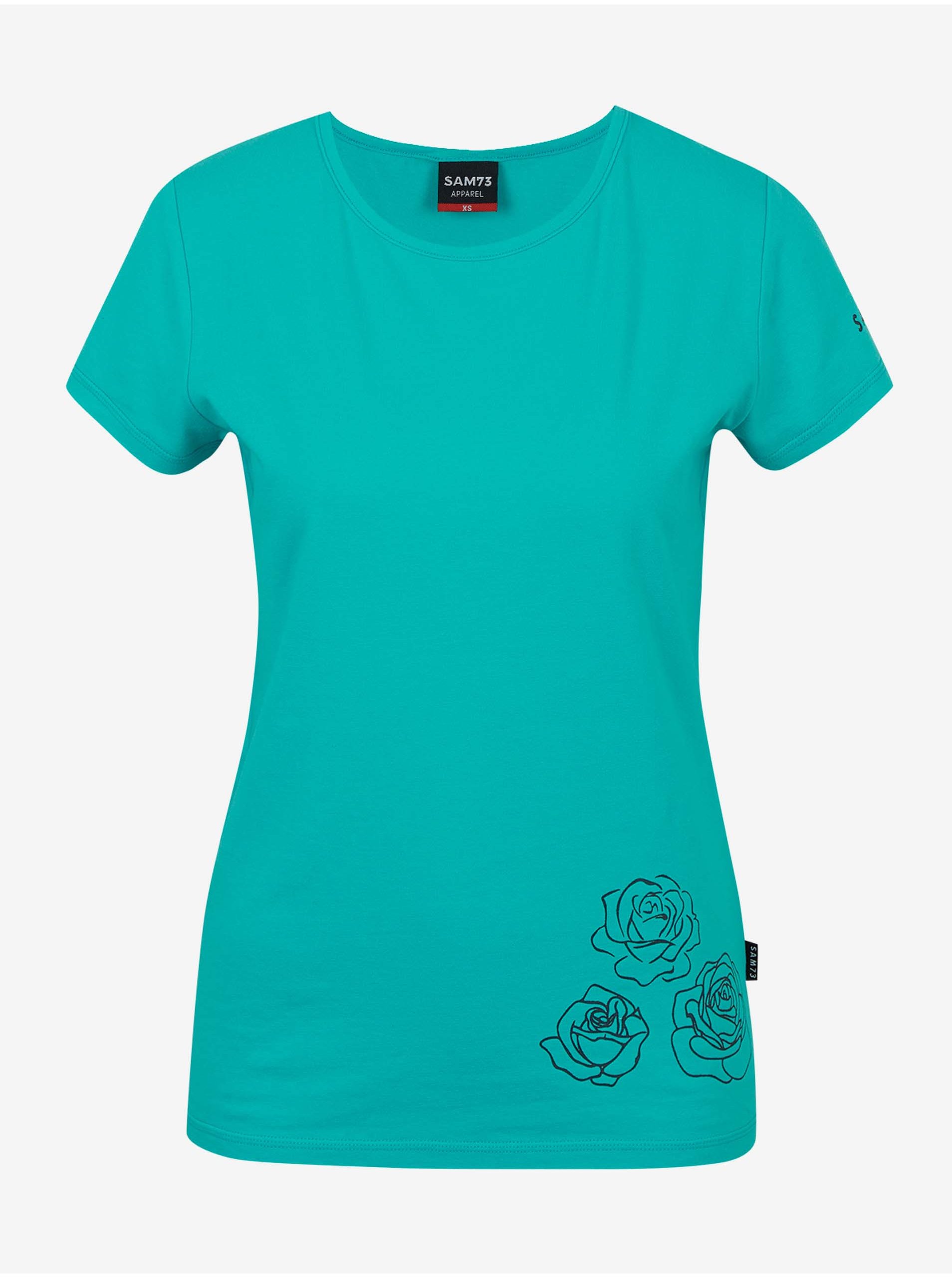 E-shop Petrolejové dámské tričko SAM 73 Bethany