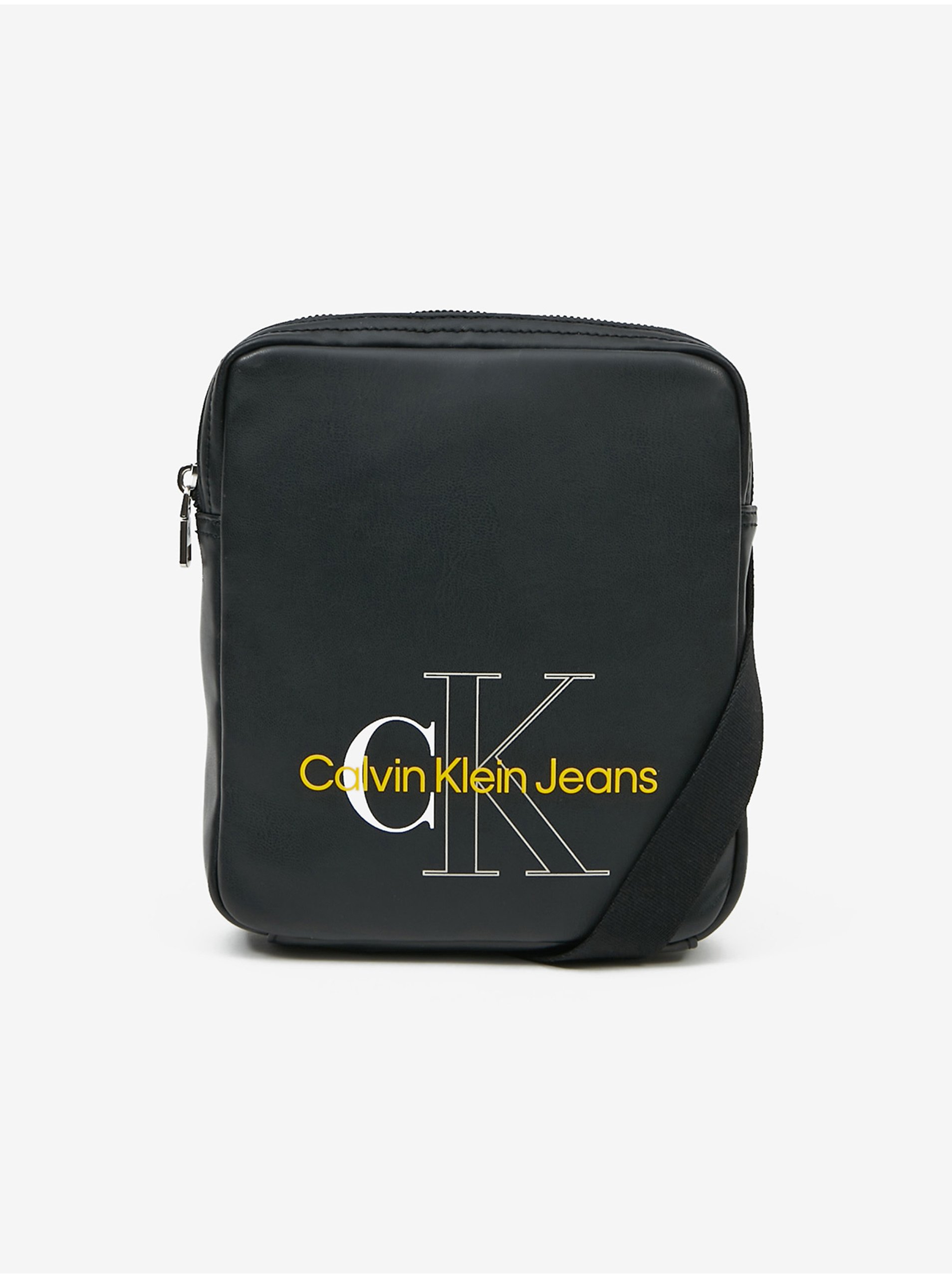 Lacno Čierna pánska crossbody taška Calvin Klein Jeans