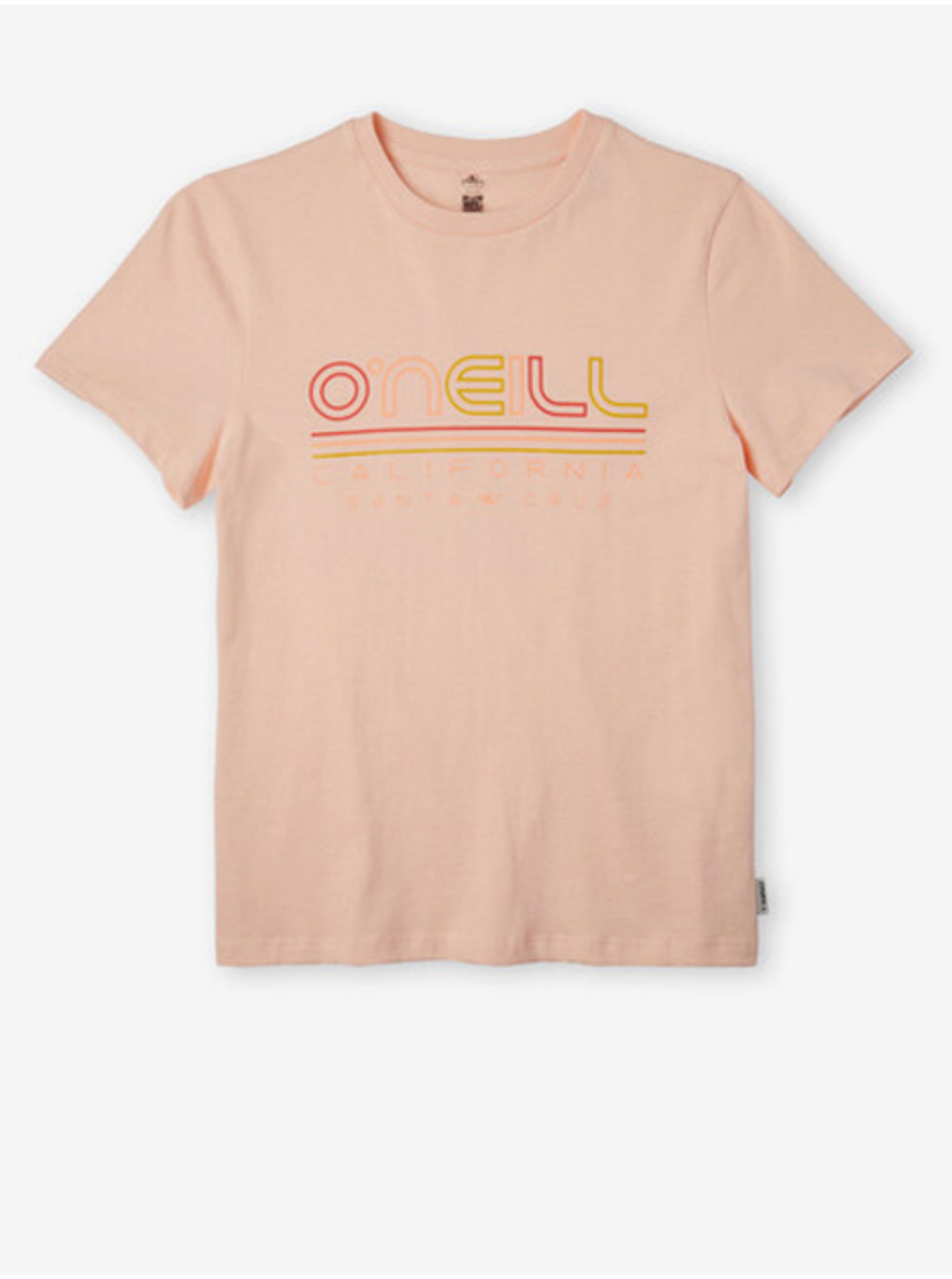 Lacno Svetloružové dievčenské tričko O'Neill All Year