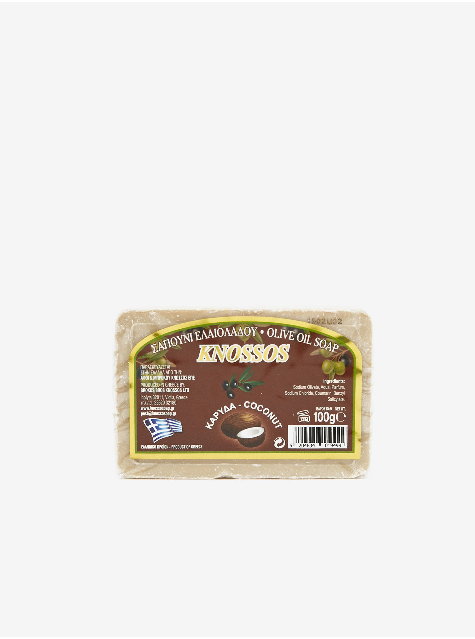 Levně Kokosové olivové mýdlo KNOSSOS (100g)