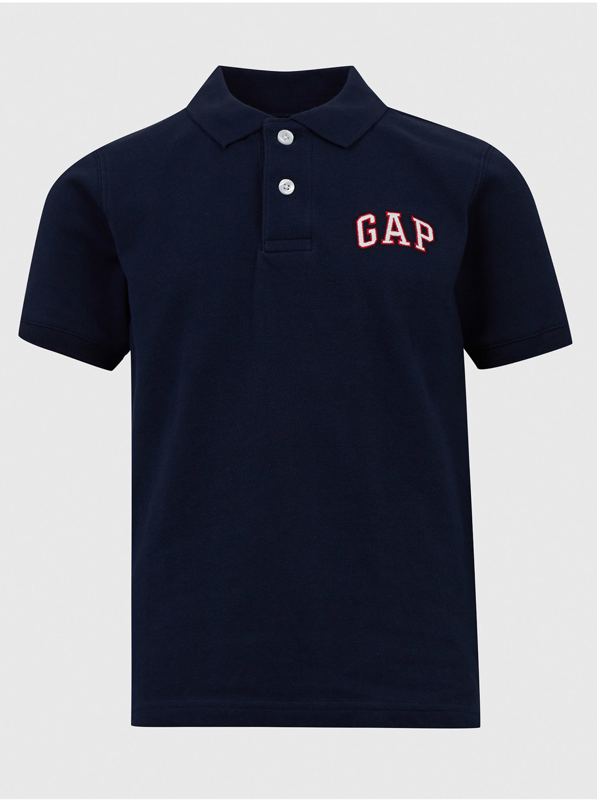 Levně Tmavě modré klučičí polo tričko logo GAP