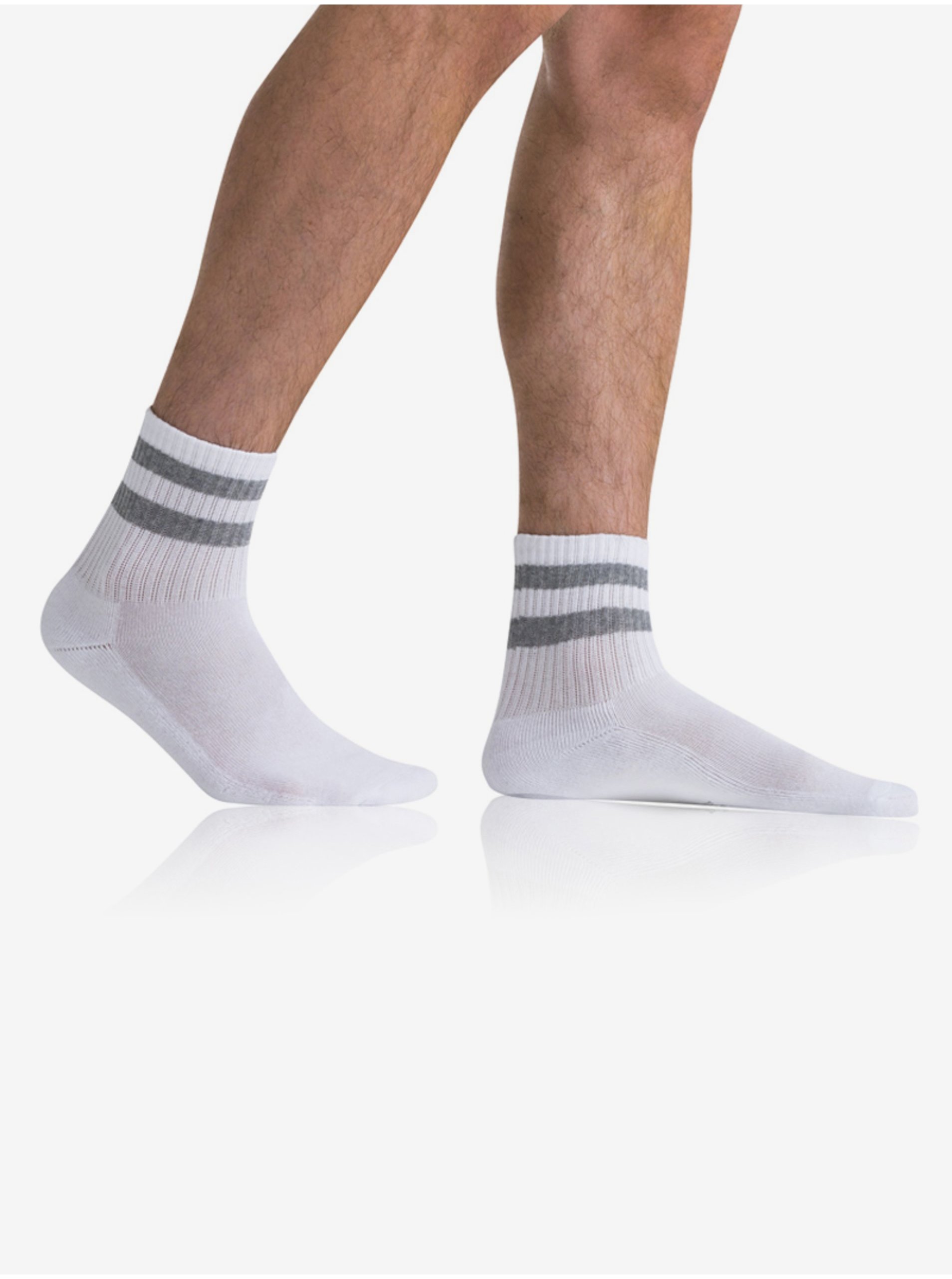 Lacno Biele unisex ponožky Bellinda ANKLE SOCKS