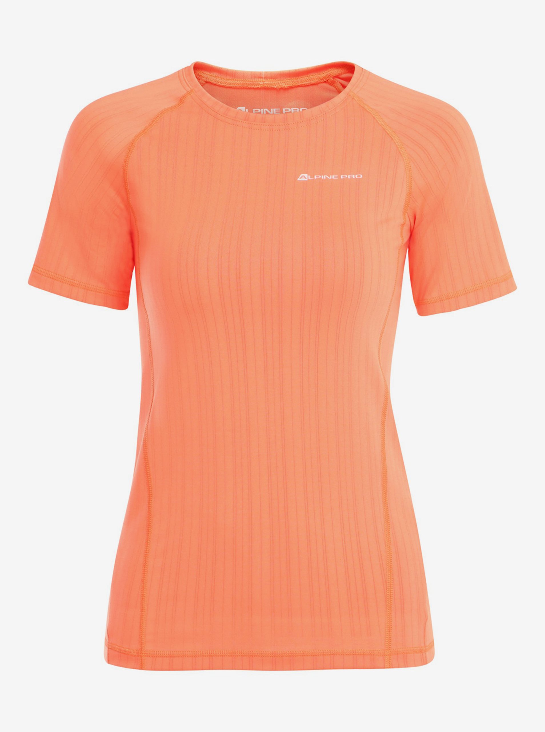 Lacno Dámske rýchloschnúce tričko ALPINE PRO CORPA oranžová