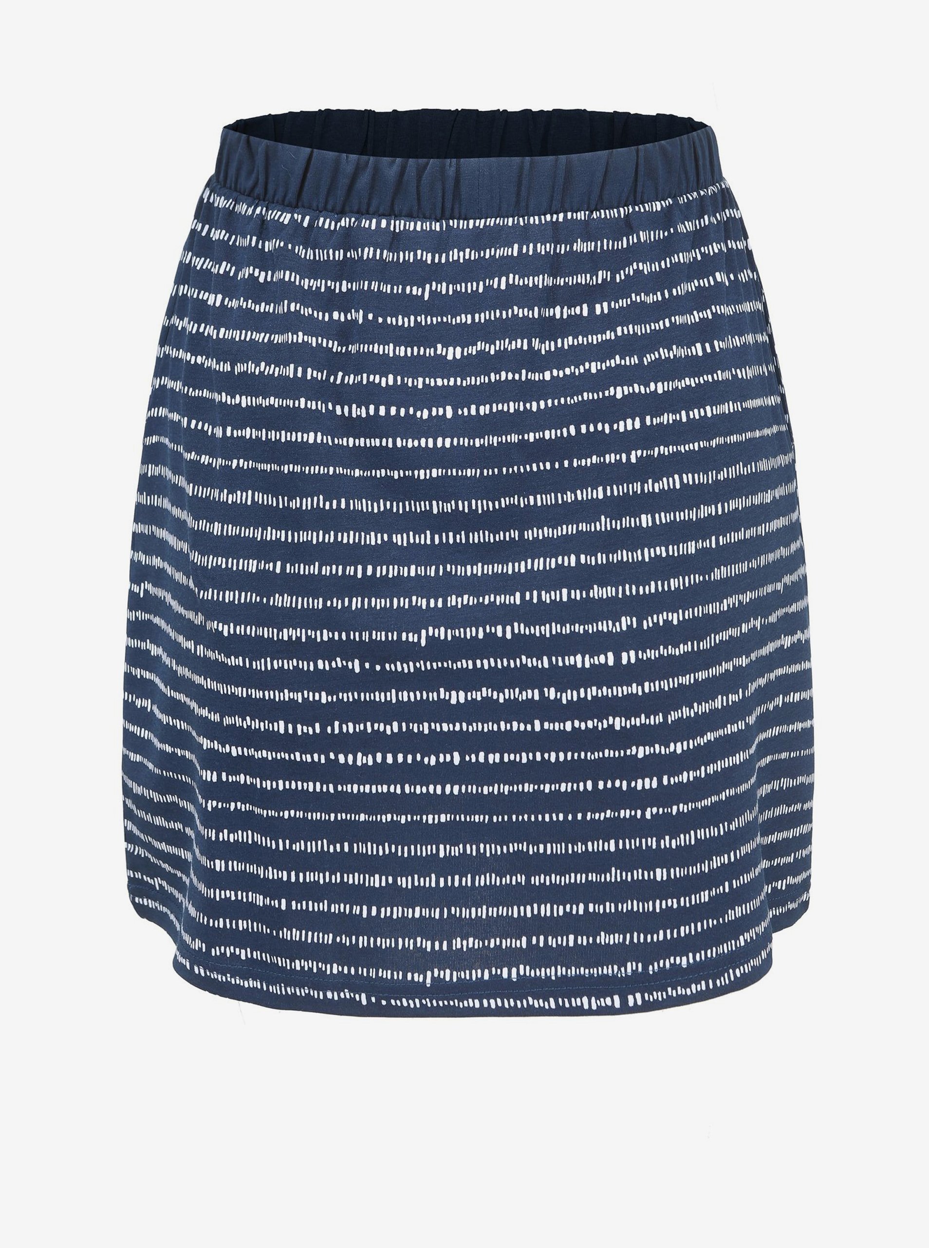E-shop Modrá dětská pruhovaná sukně ALPINE PRO GESBO