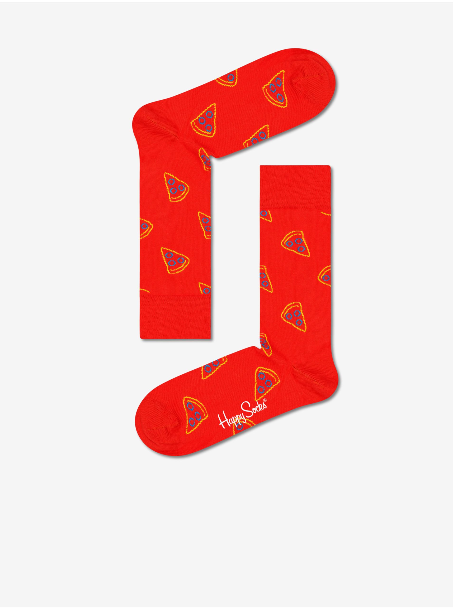 Lacno Ponožky pre ženy Happy Socks - červená