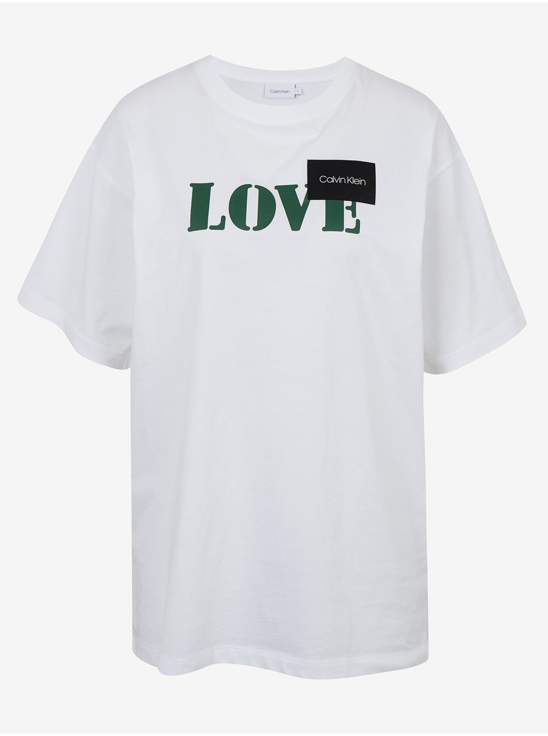 Lacno Tričko Prt Love Logo T-Shirt Calvin Klein Jeans