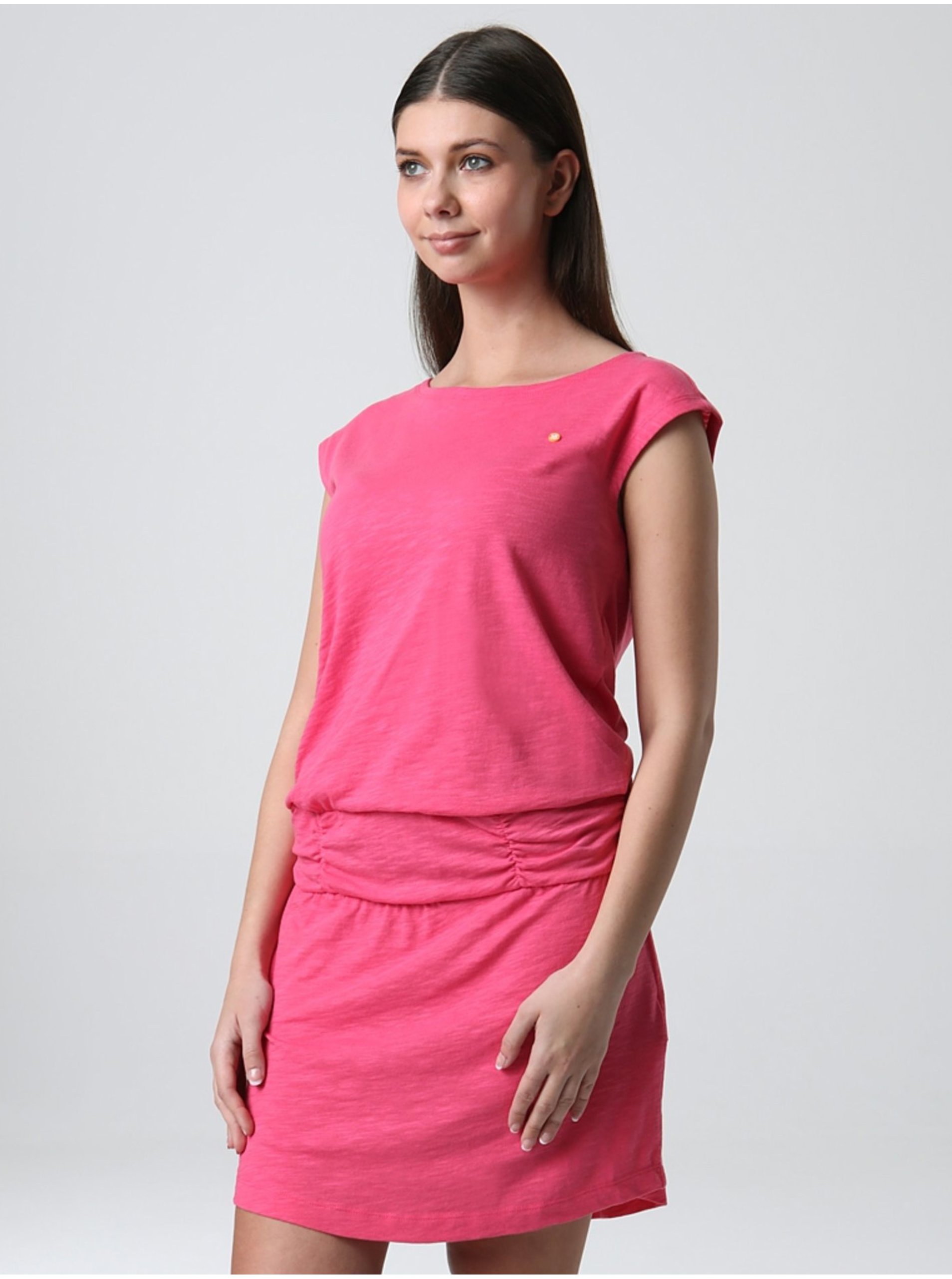 Lacno Voľnočasové šaty pre ženy LOAP - ružová