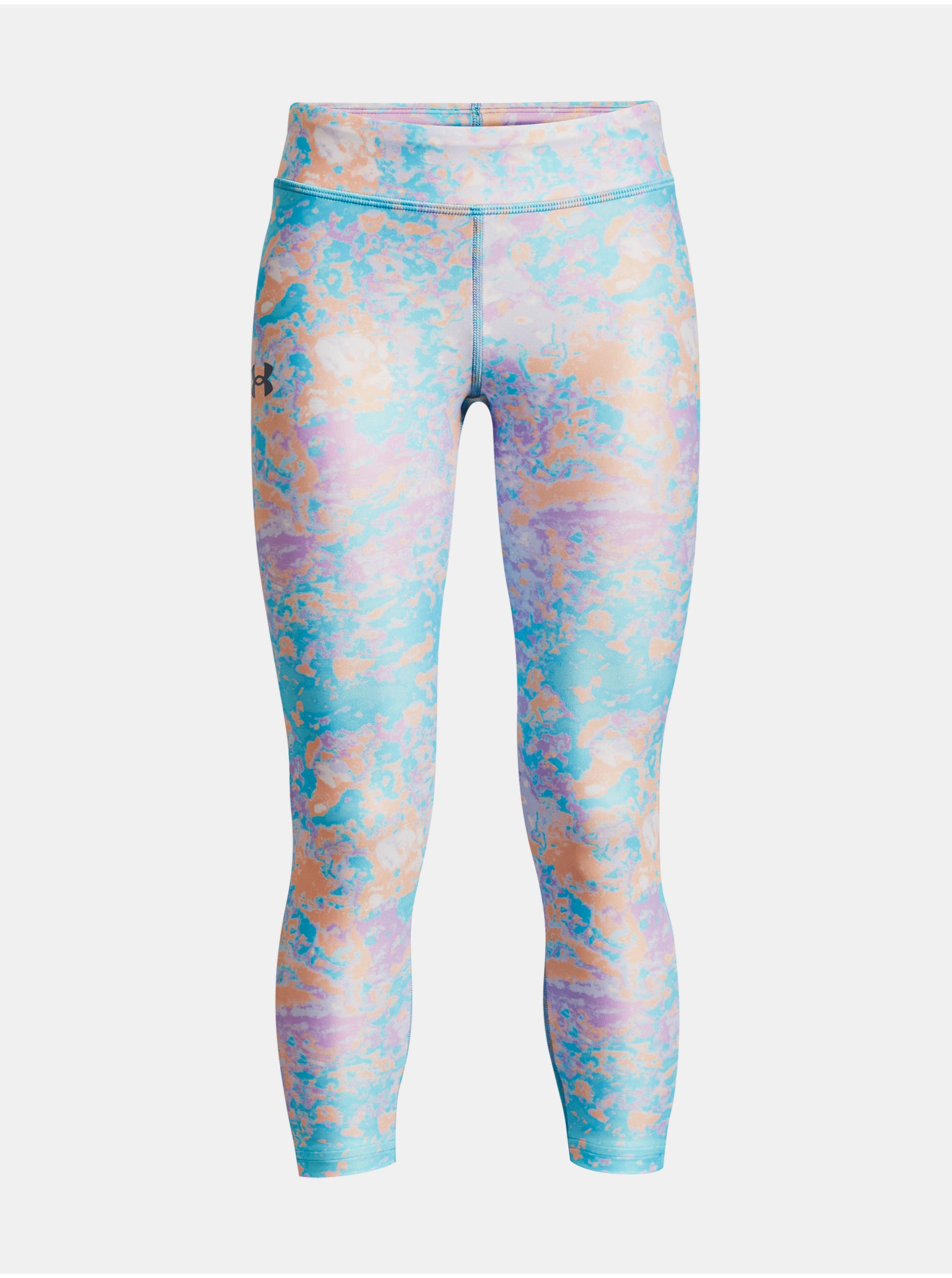 Lacno Legíny Under Armour Armour Printed Ankle Crop - modrá