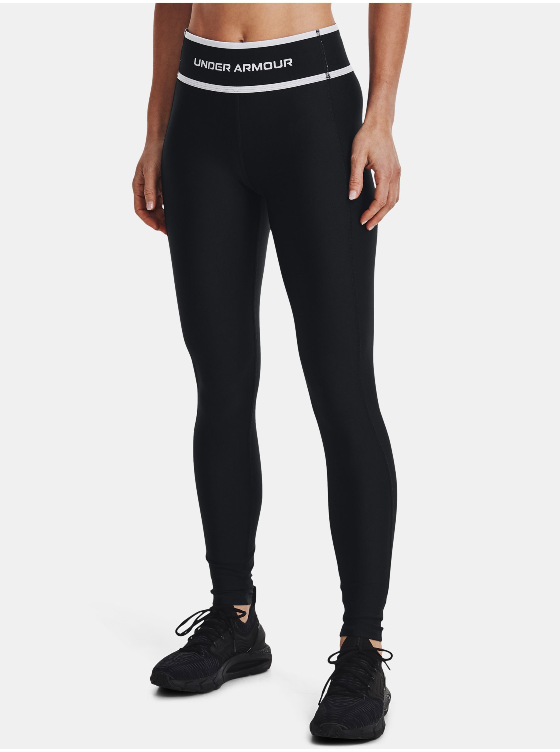 Levně Legíny Under Armour Armour Branded WB Legging - černá