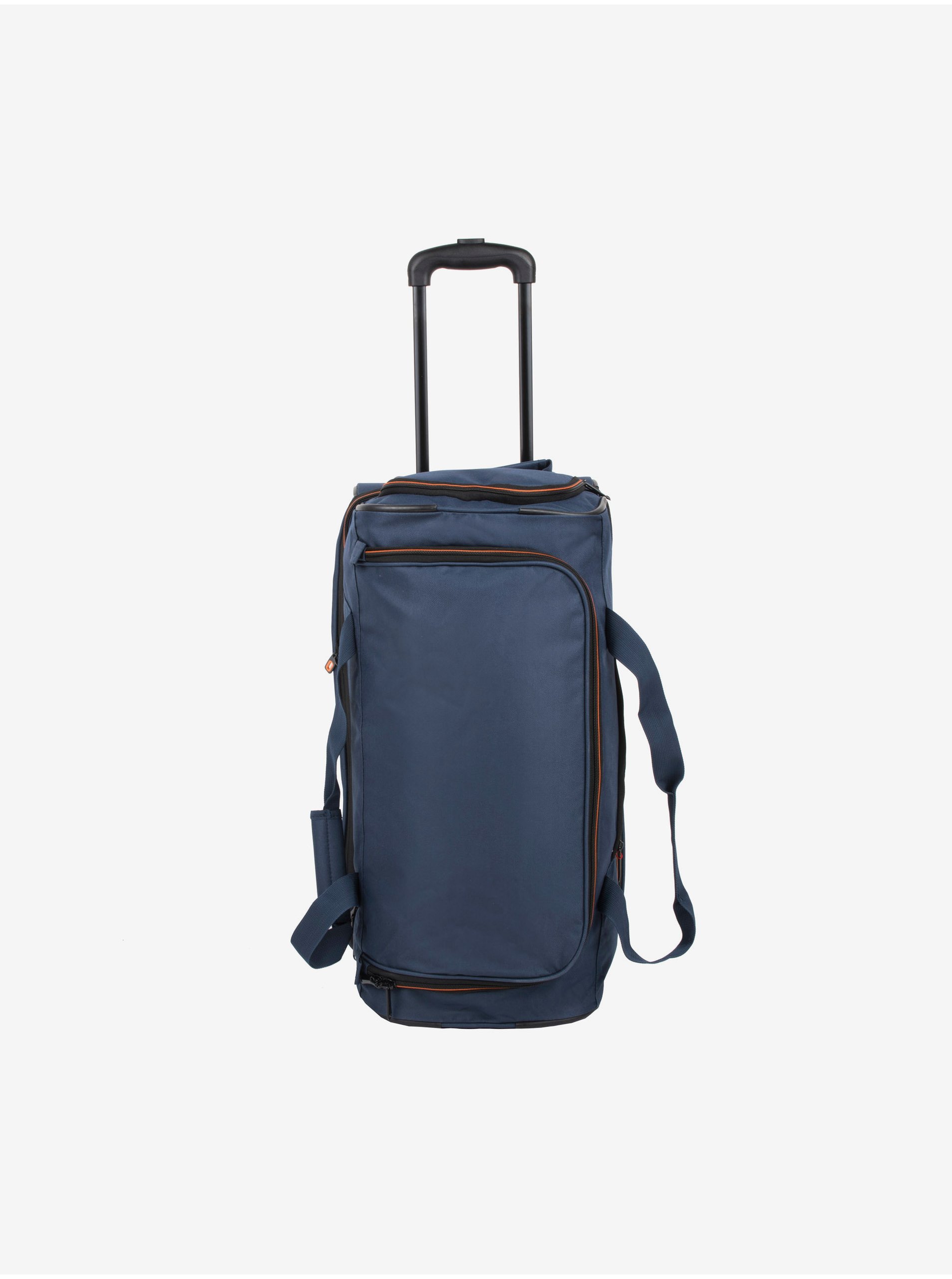 Levně Cestovní taška Travelite Basics Wheeled duffle S Navy/orange