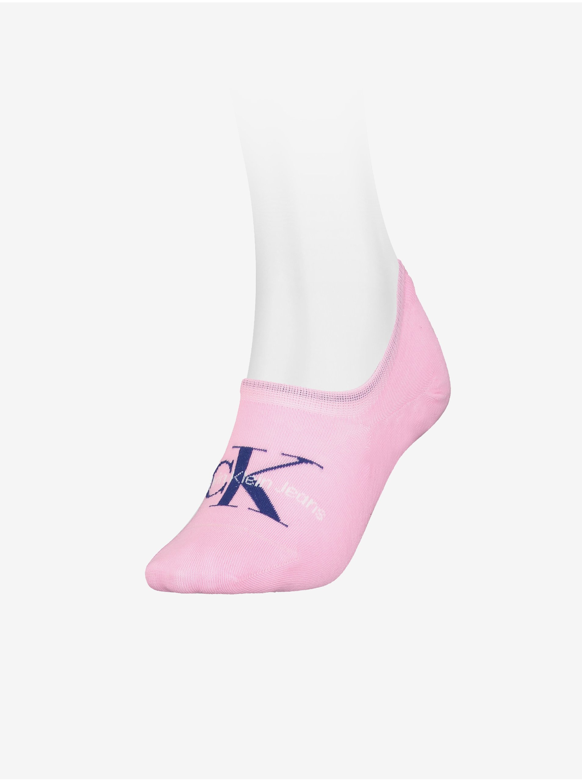 Lacno Ružové dámske ponožky Calvin Klein
