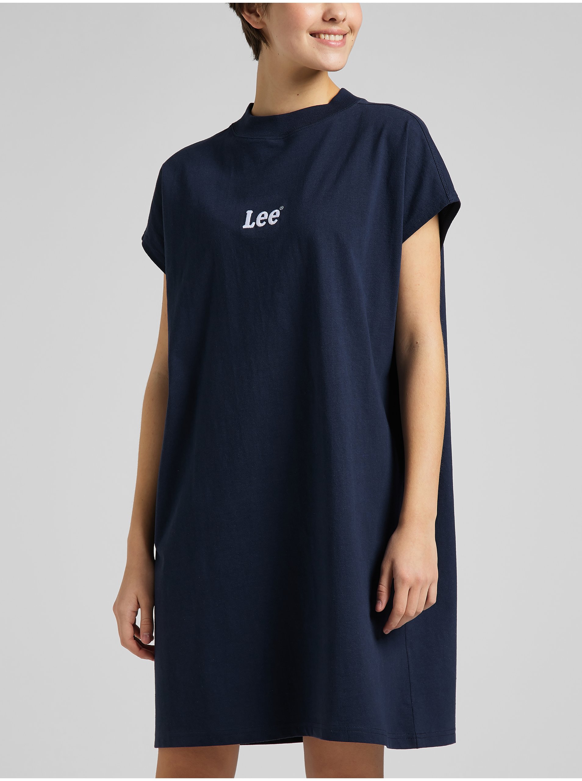 E-shop Šaty na denné nosenie pre ženy Lee - tmavomodrá