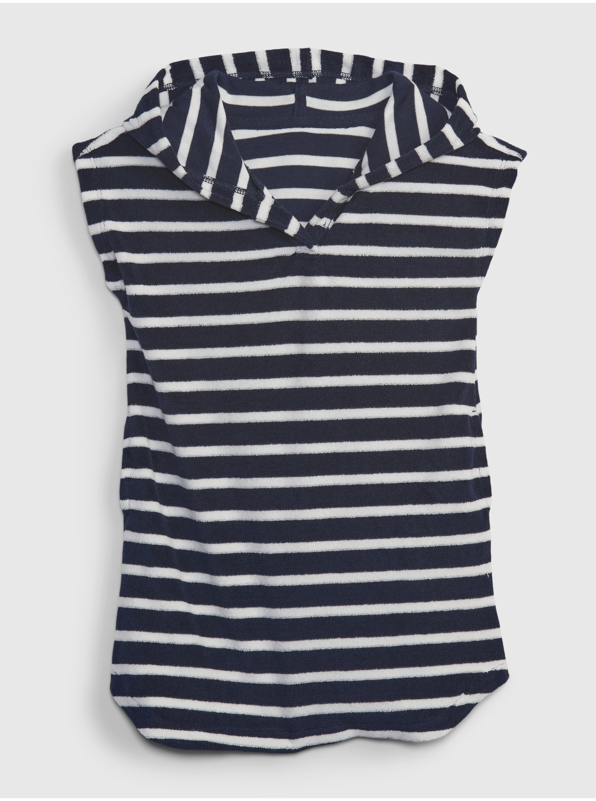 E-shop Tmavě modré holčičí šaty froté koupací šaty