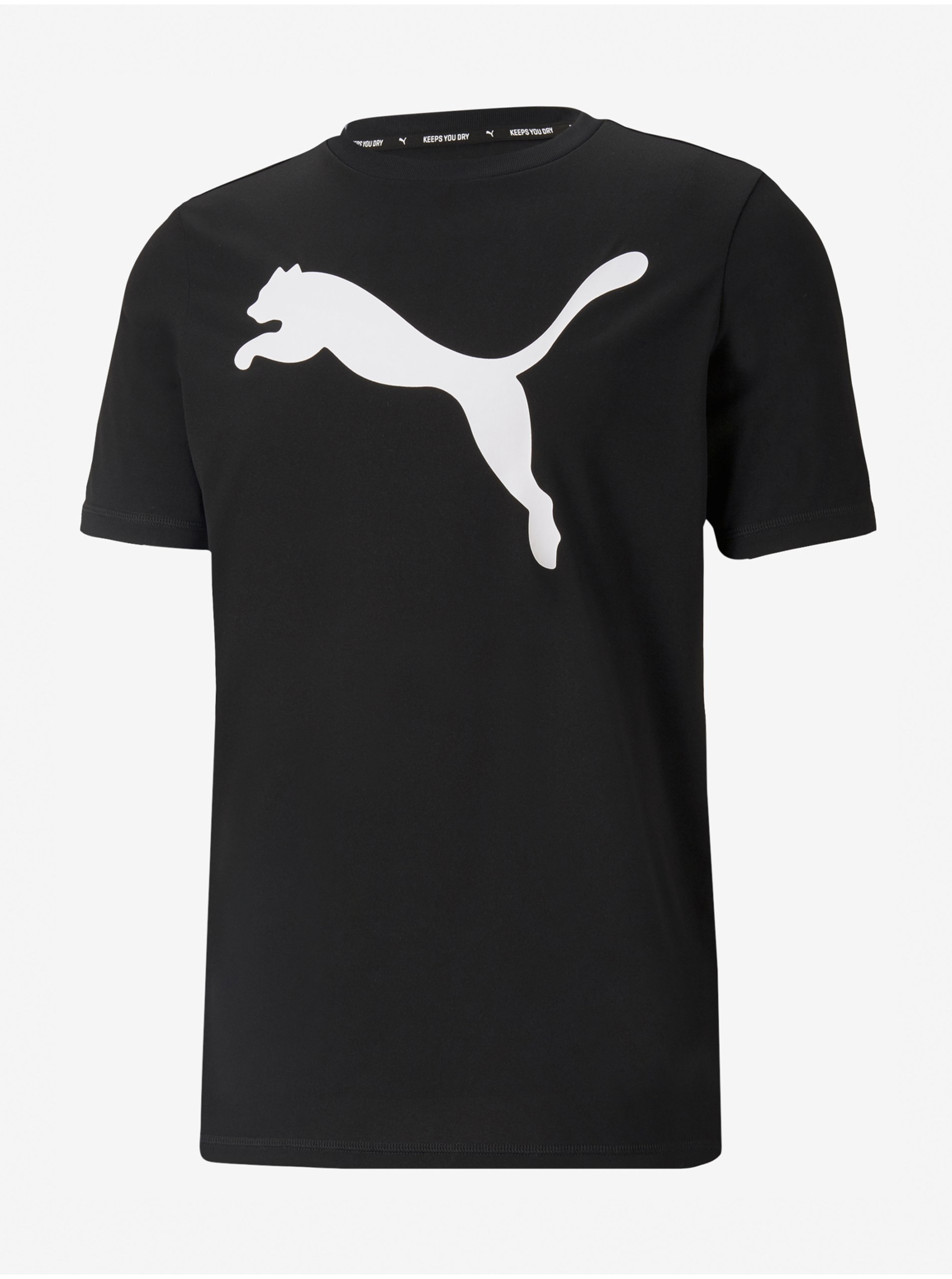 Lacno Čierne pánske tričko Puma Active Big Logo