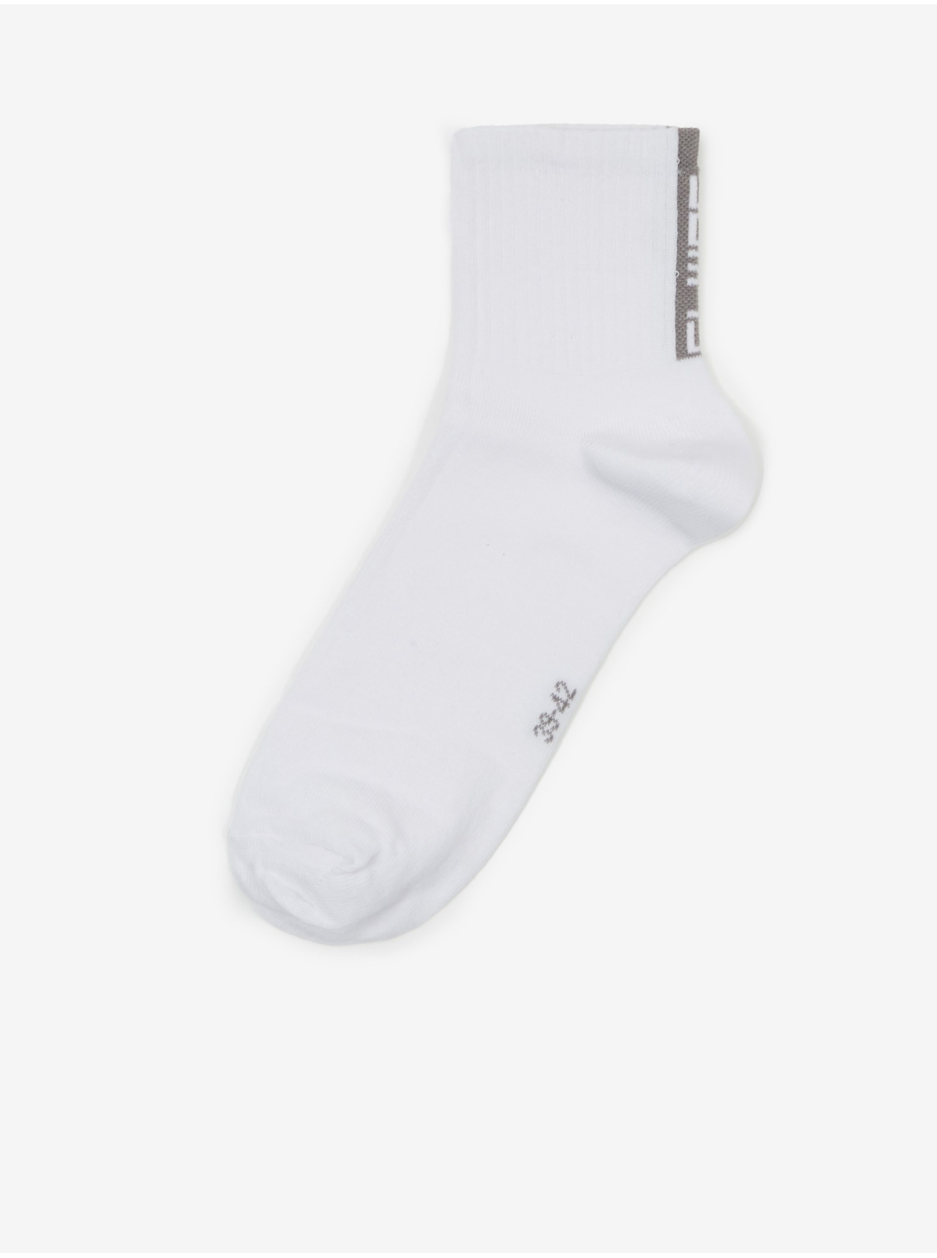 Levně Bílé unisex ponožky SAM 73