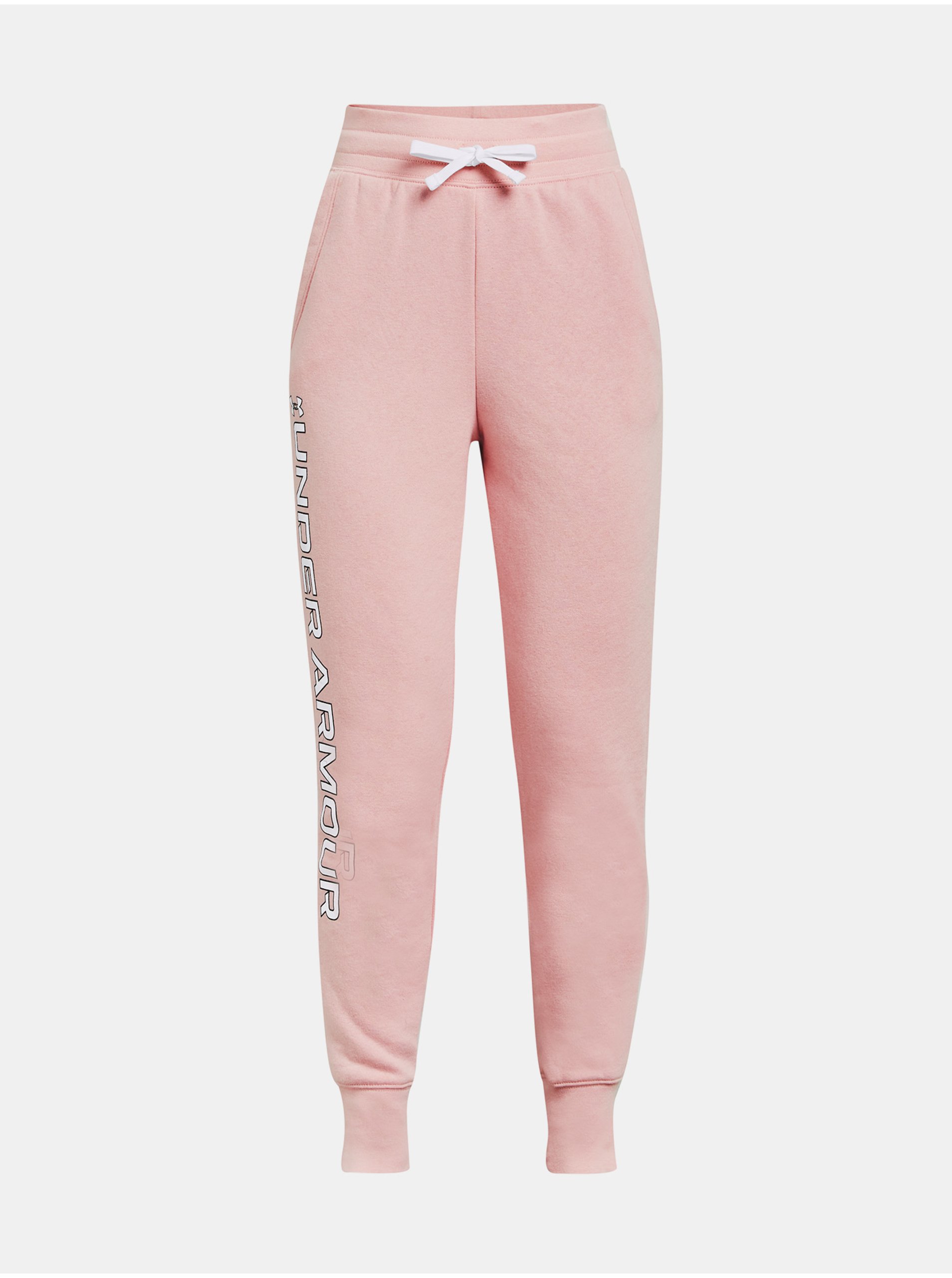 Levně Tepláky Under Armour Rival Fleece Joggers - růžová